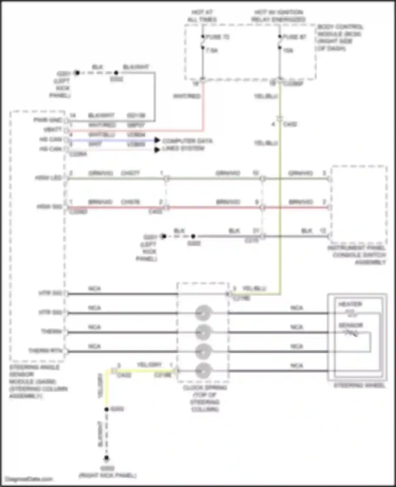 Wiring diagram blk for Ford Focus RS III (2016-2018) (41 of 211)