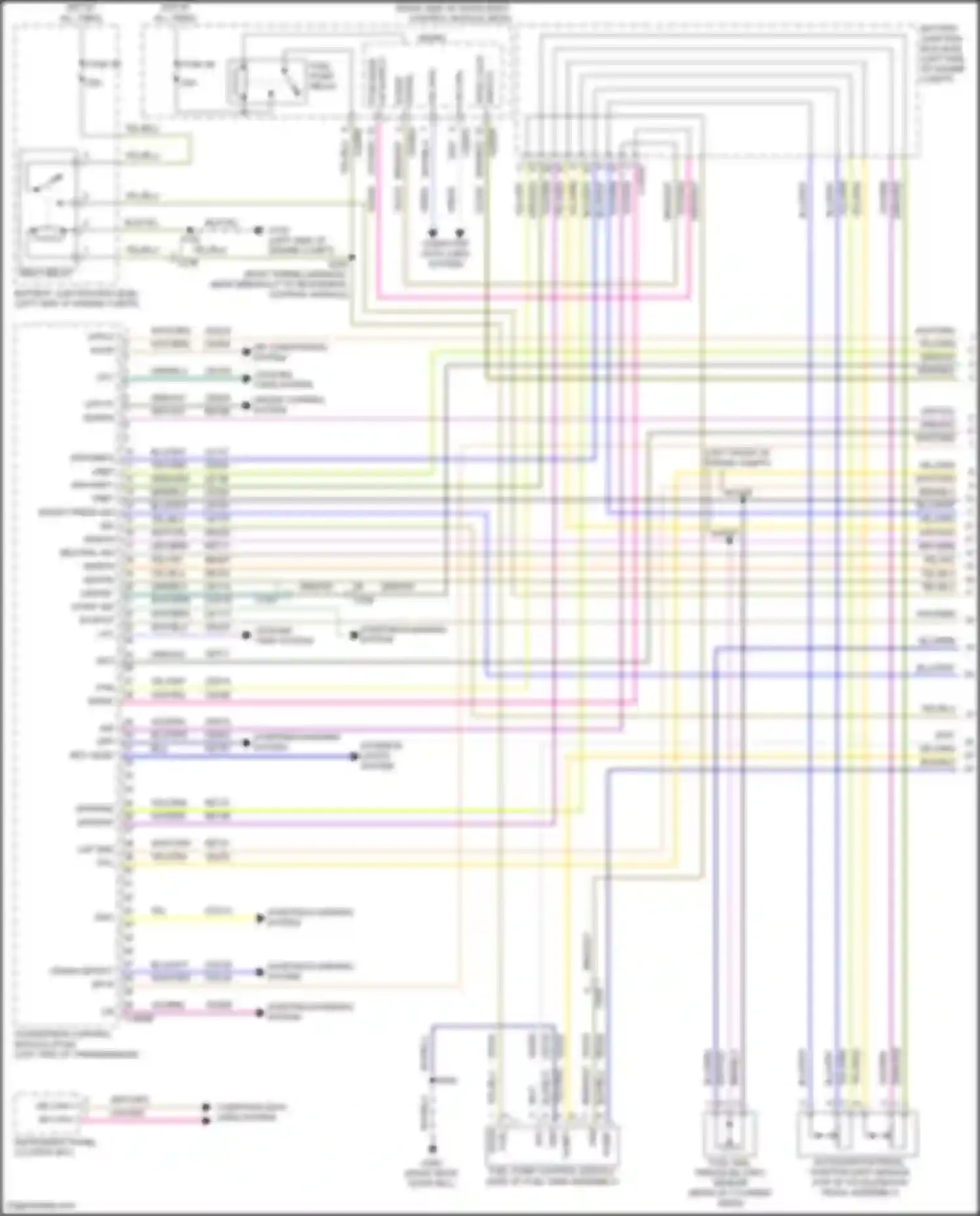 Wiring diagram blu/gry for Ford Focus RS III (2016-2018) (119 of 122)