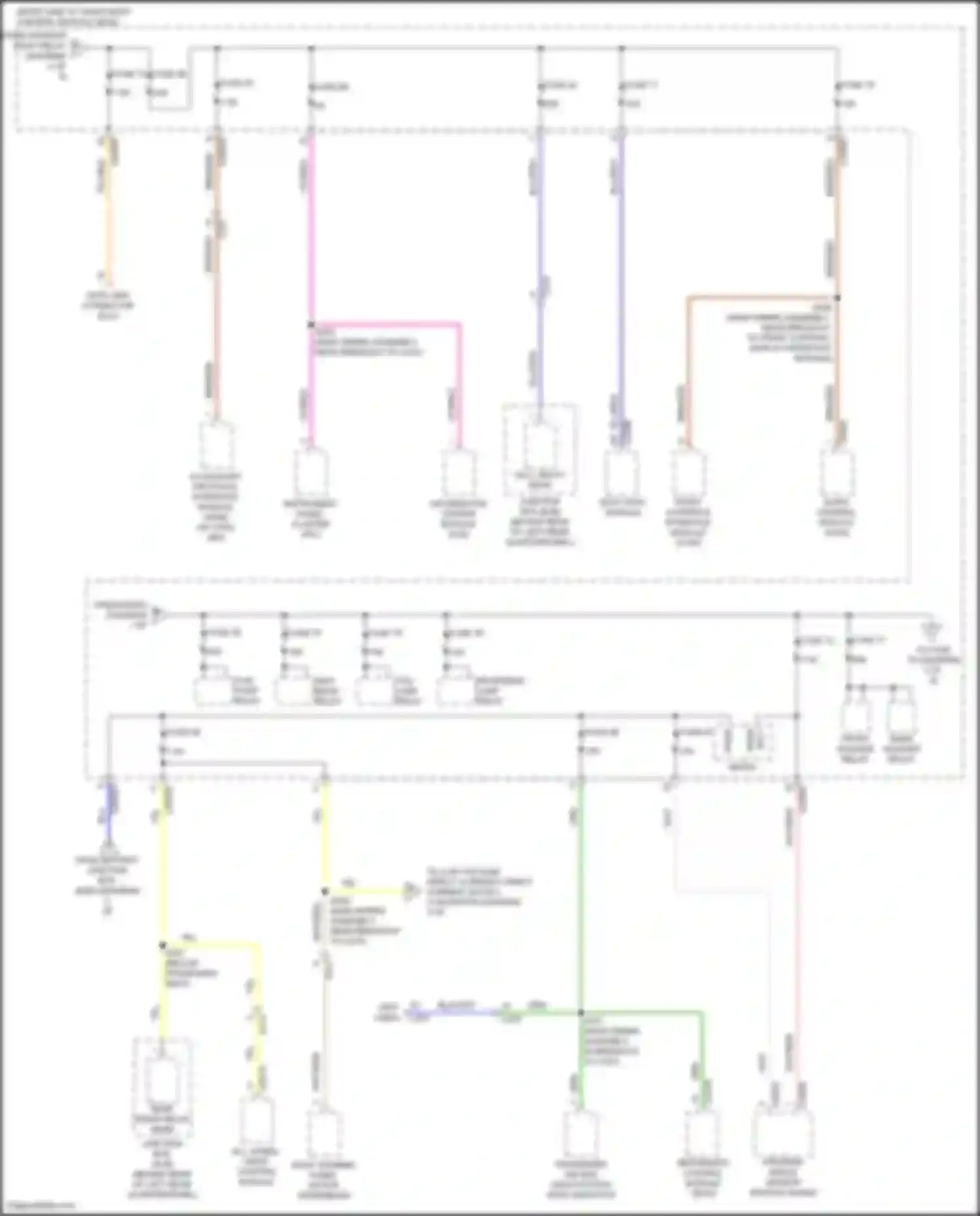Wiring diagram blu/org for Ford Focus RS III (2016-2018) (2 of 69)