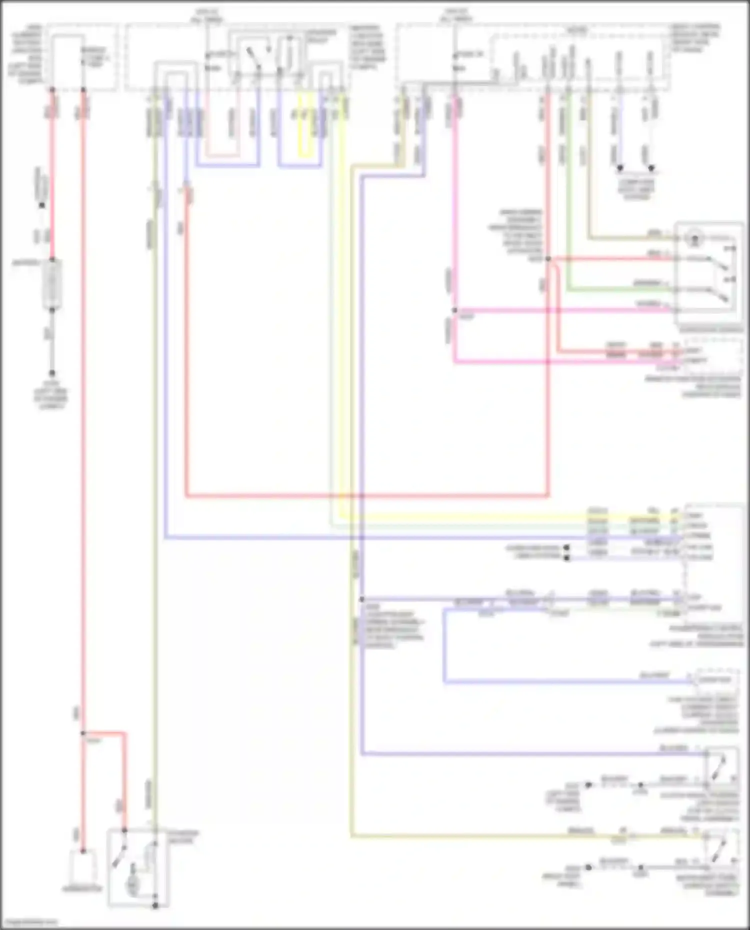 Wiring diagram blu/org for Ford Focus RS III (2016-2018) (35 of 69)