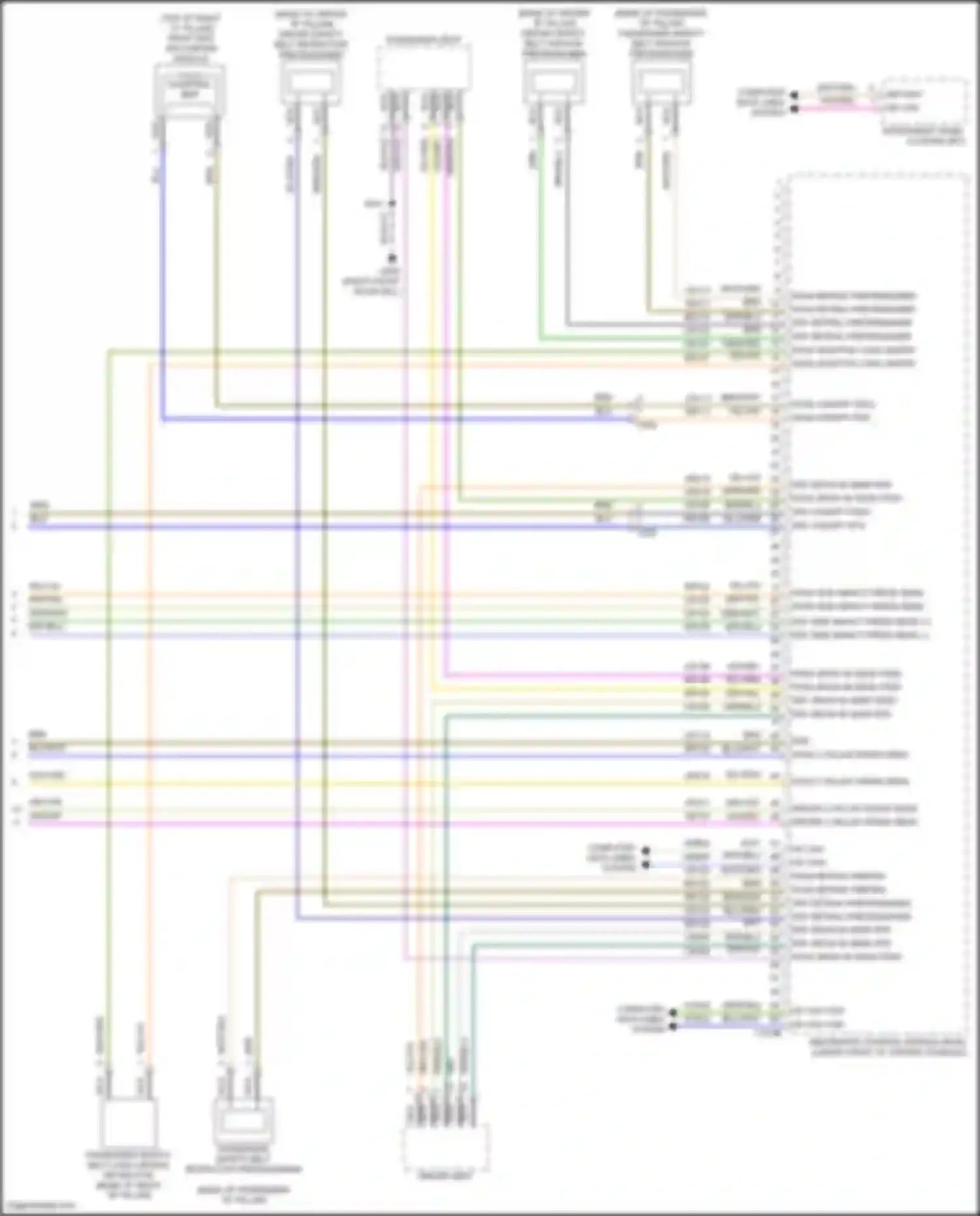 Wiring diagram blu/org for Ford Focus RS III (2016-2018) (40 of 69)