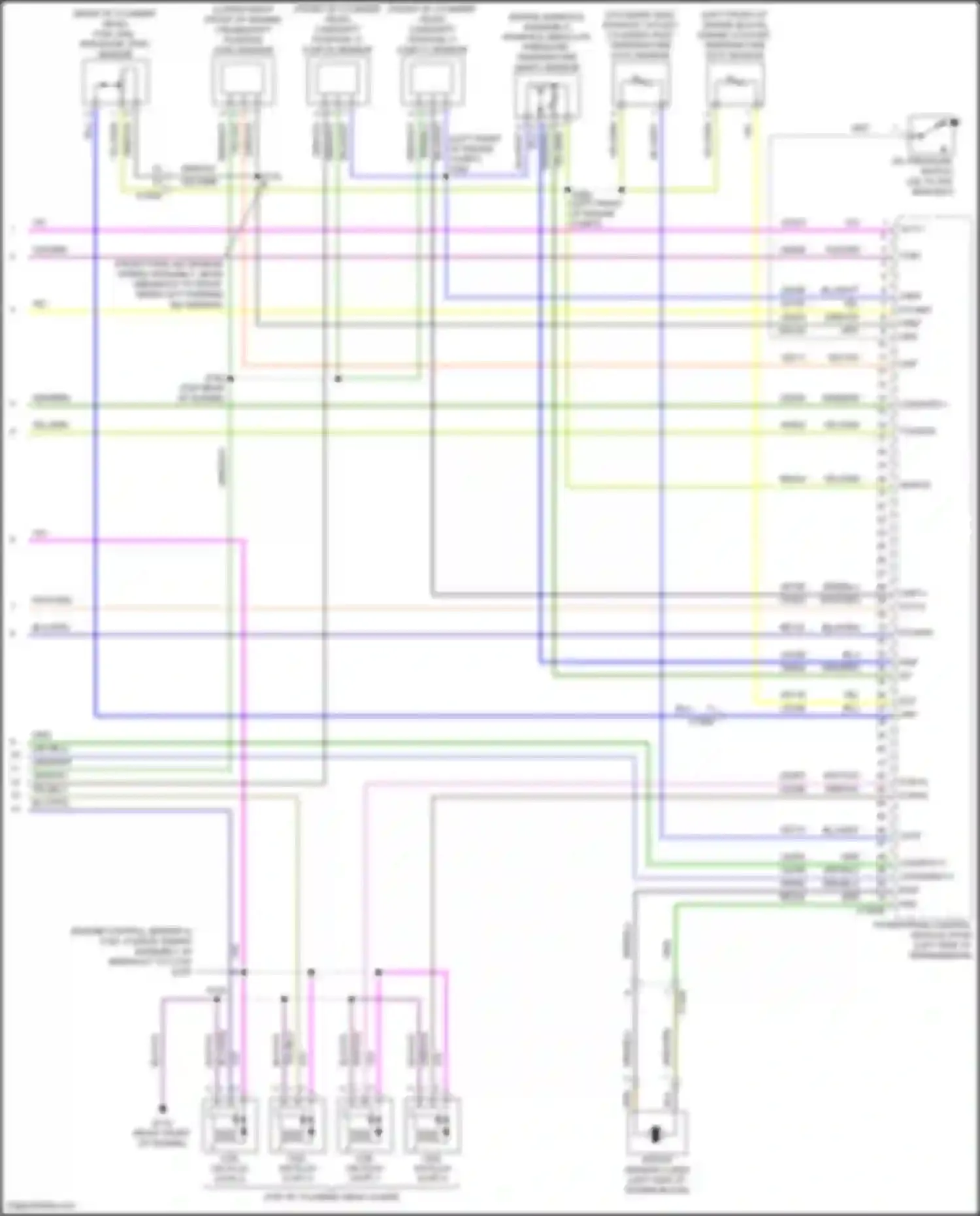 Wiring diagram blu/org for Ford Focus RS III (2016-2018) (68 of 69)