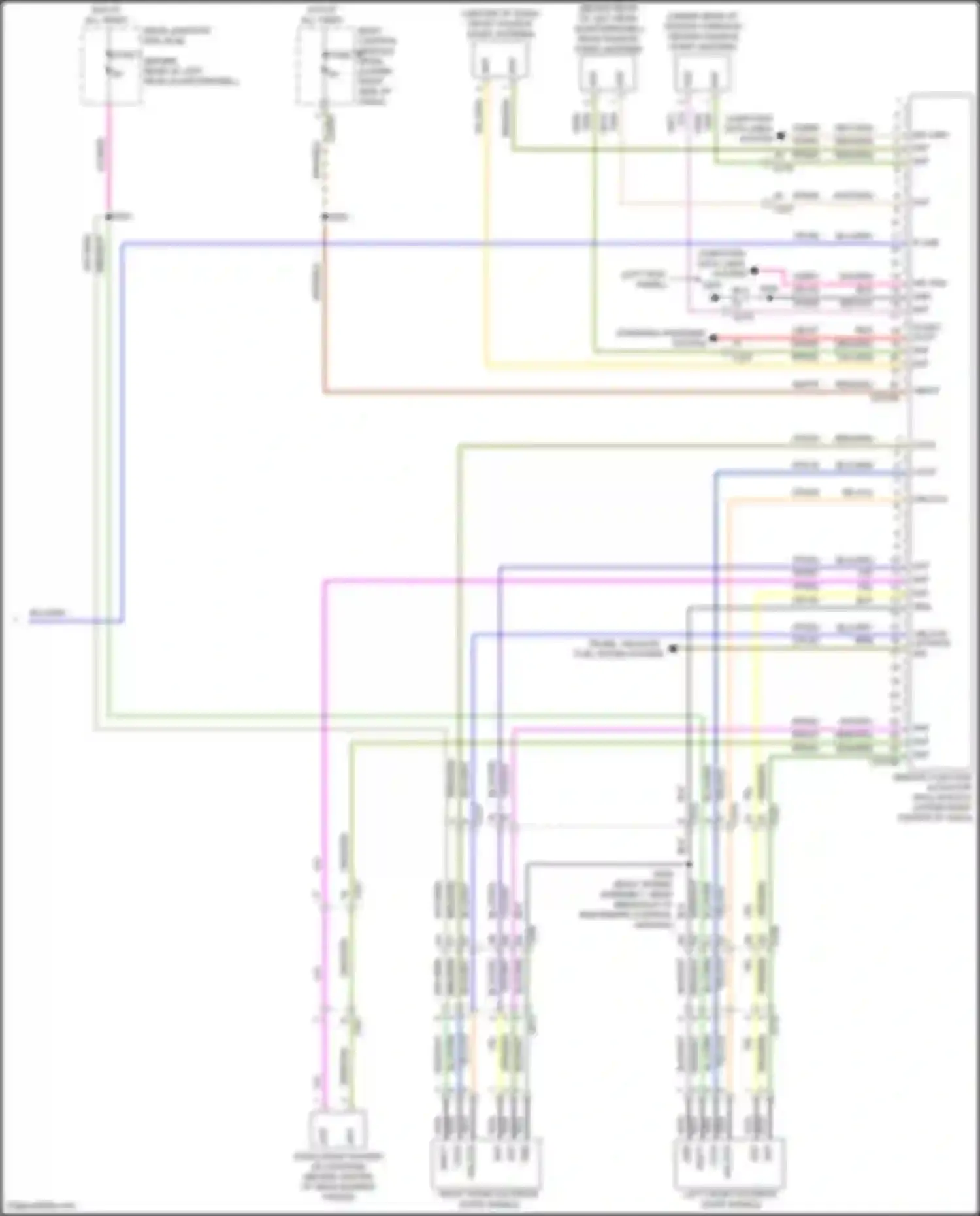 Wiring diagram blu/org for Ford Focus RS III (2016-2018) (4 of 69)