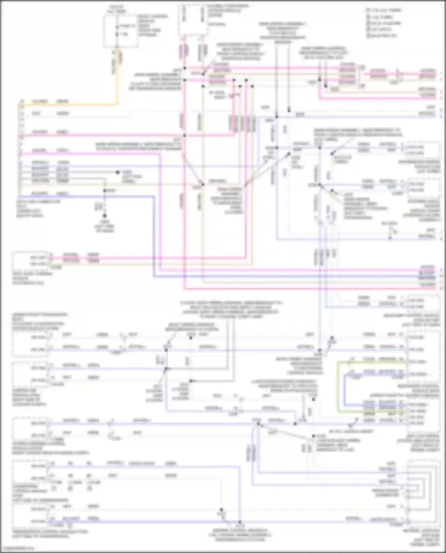 Wiring diagram brake bleed connector for Ford Focus RS III (2016-2018) (2 of 3)