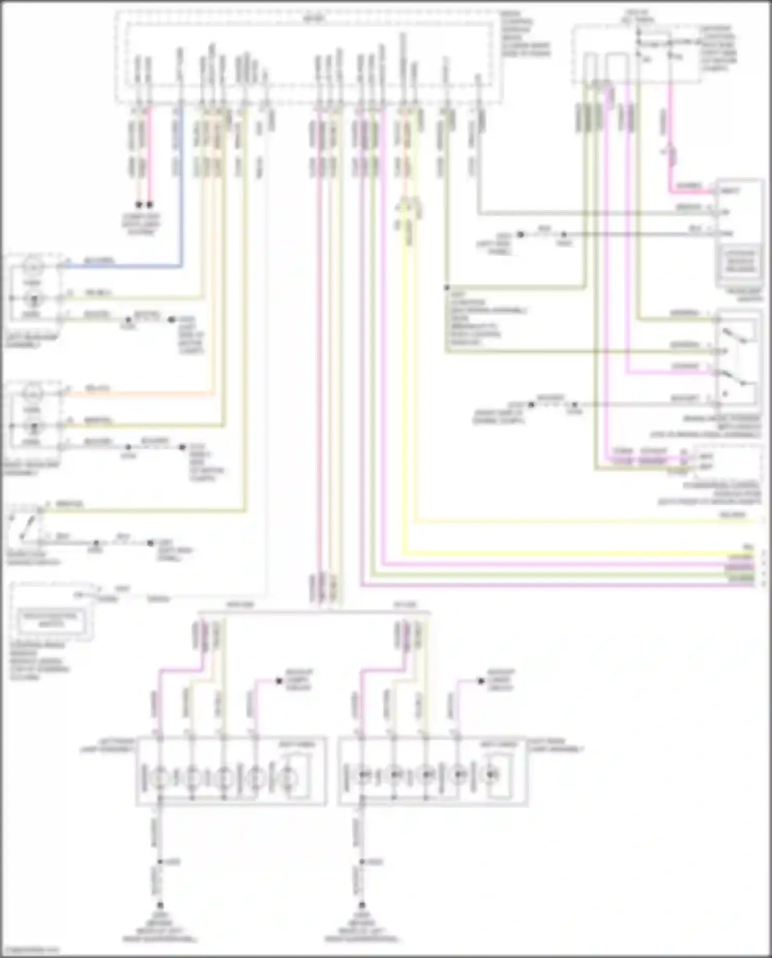 Wiring diagram computer data lines system for Ford Focus RS III (2016-2018) (5 of 191)