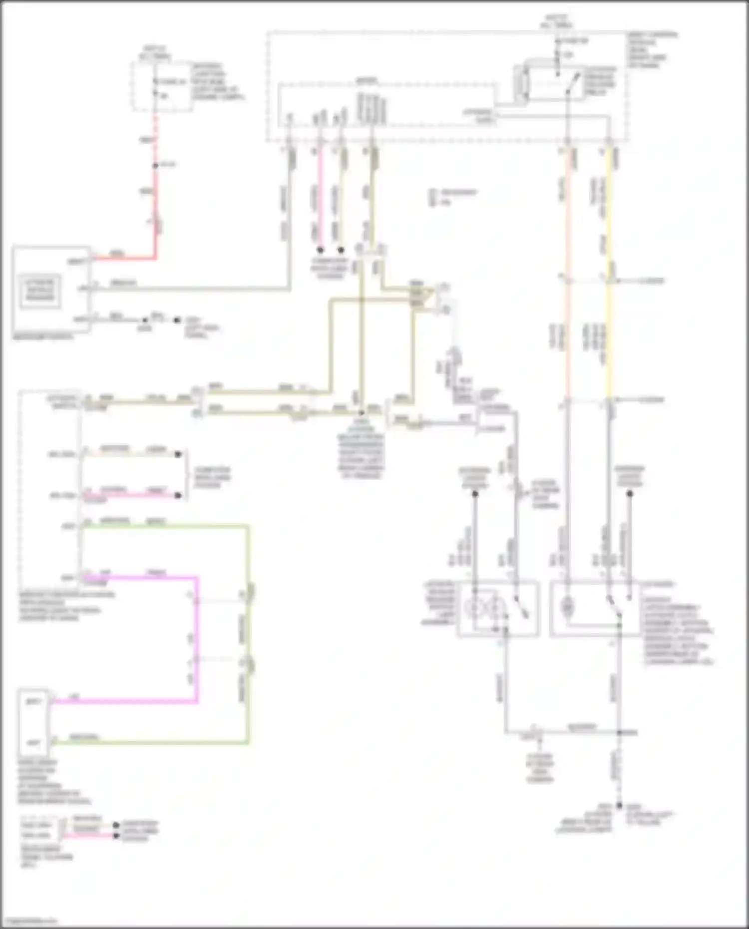 Wiring diagram computer data lines system for Ford Focus RS III (2016-2018) (160 of 191)
