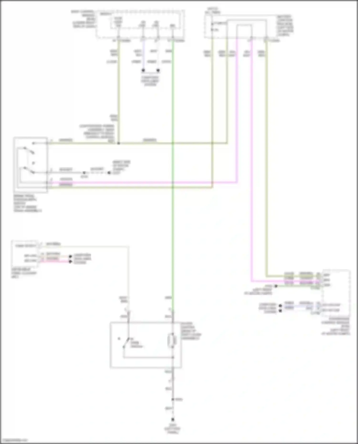 Wiring diagram floor shifter for Ford Focus RS III (2016-2018) (8 of 9)