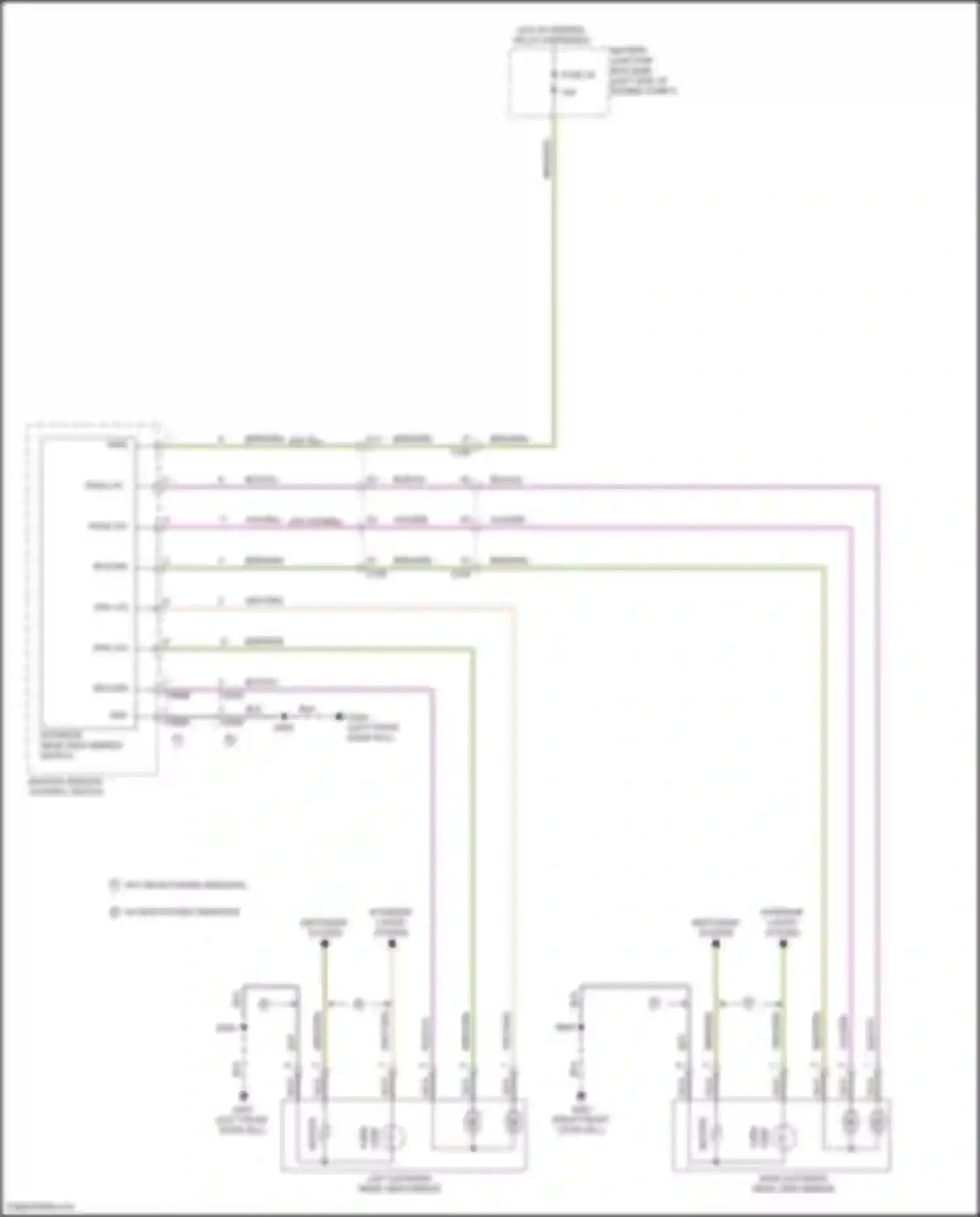 Wiring diagram fuse 25 for Ford Focus RS III (2016-2018) (2 of 2)