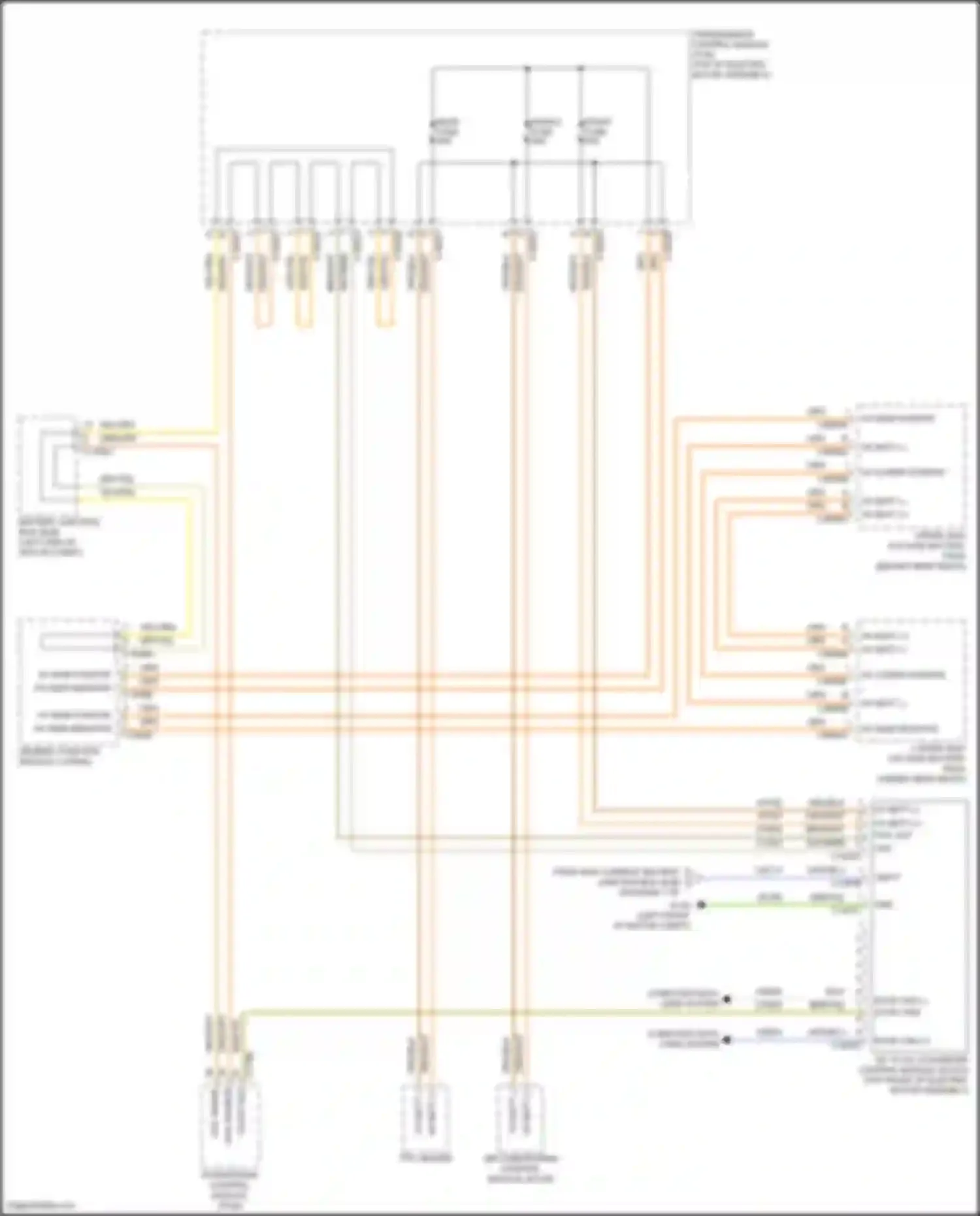 Wiring diagram hv main negative for Ford Focus RS III (2016-2018) (3 of 3)
