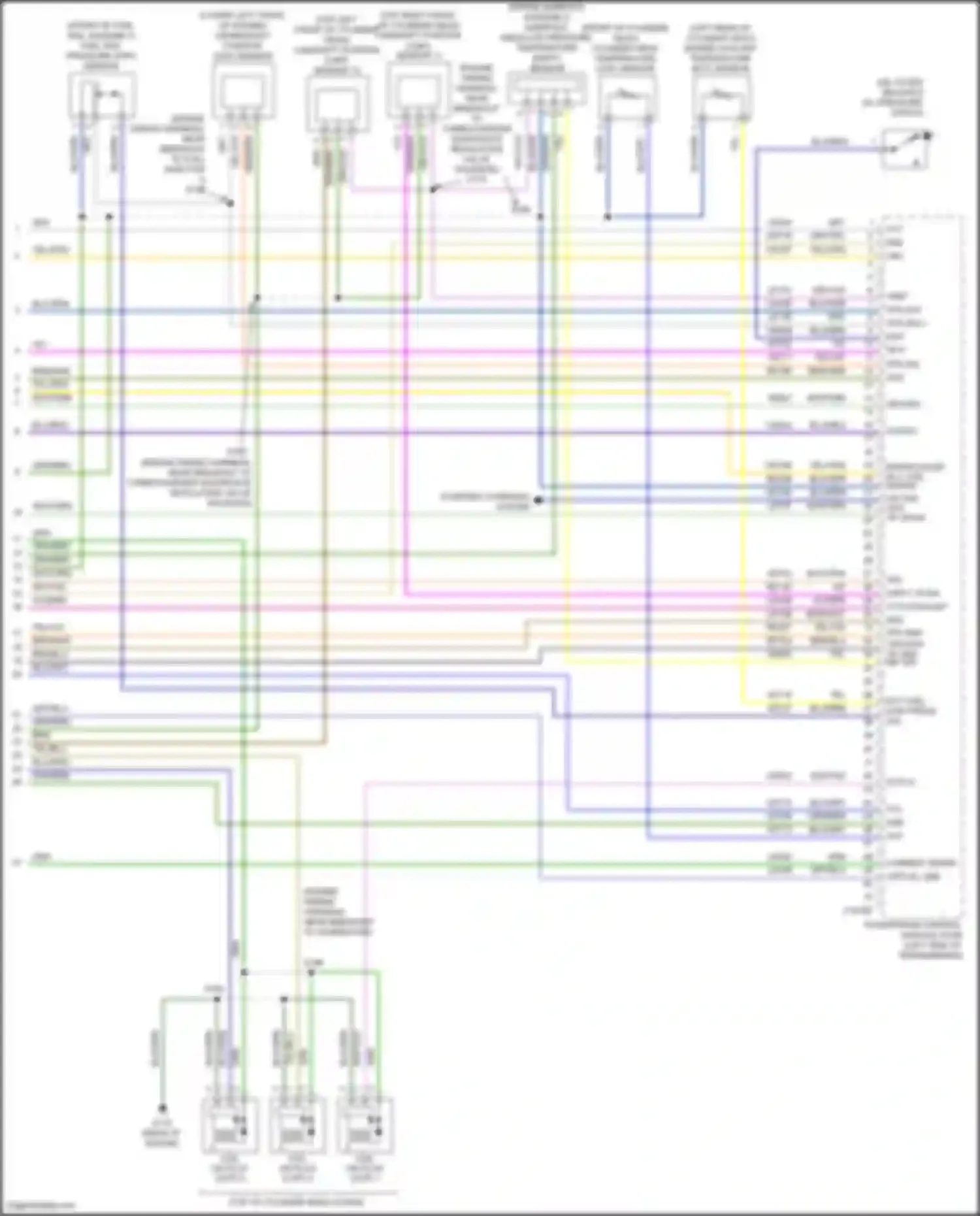 Wiring diagram imp sig for Ford Focus RS III (2016-2018) (1 of 1)