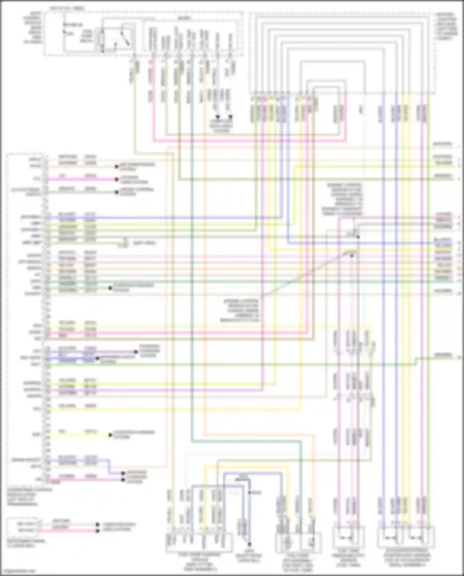 Wiring diagram isp-r for Ford Focus RS III (2016-2018) (4 of 5)