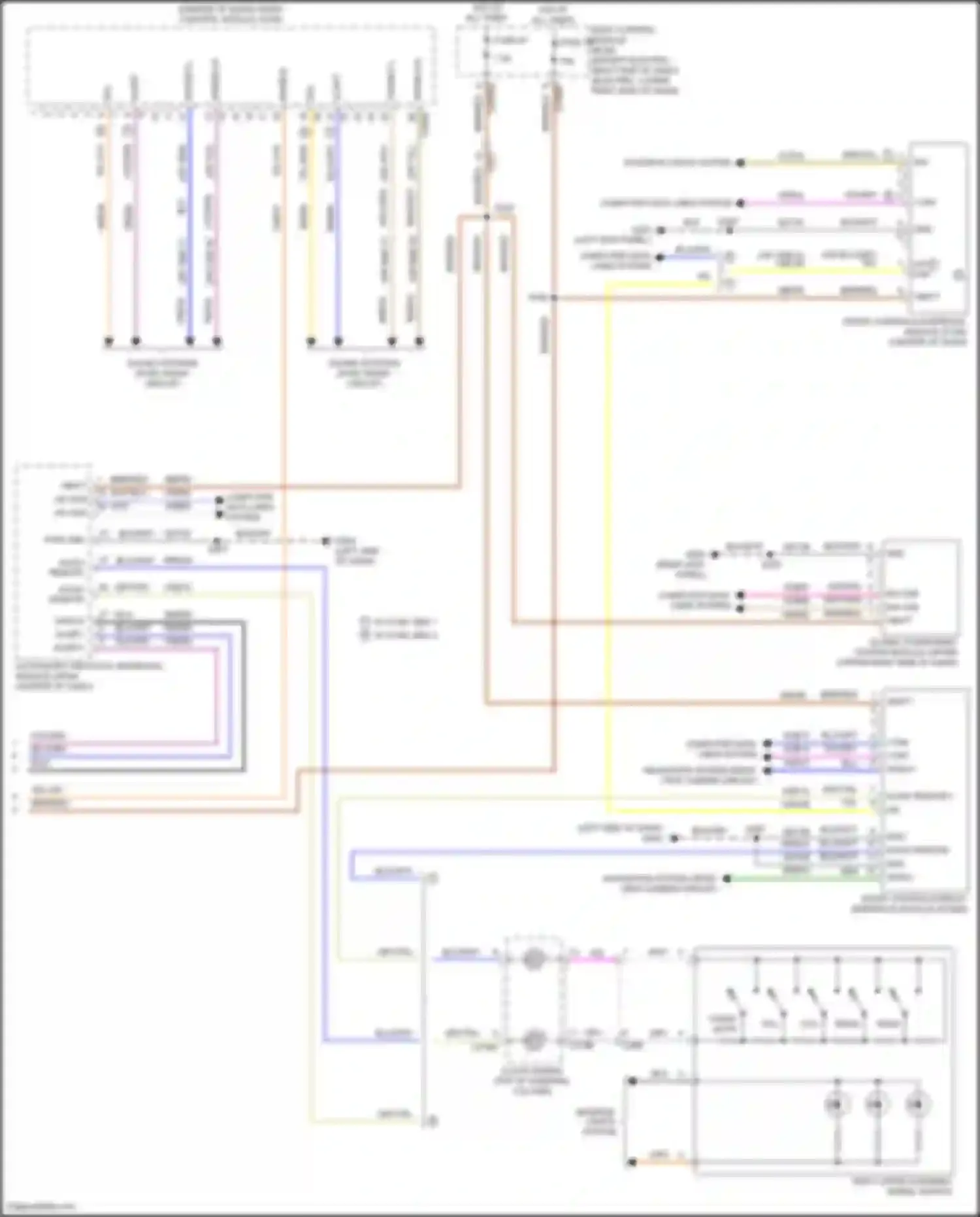Wiring diagram lin i can + for Ford Focus RS III (2016-2018) (1 of 2)
