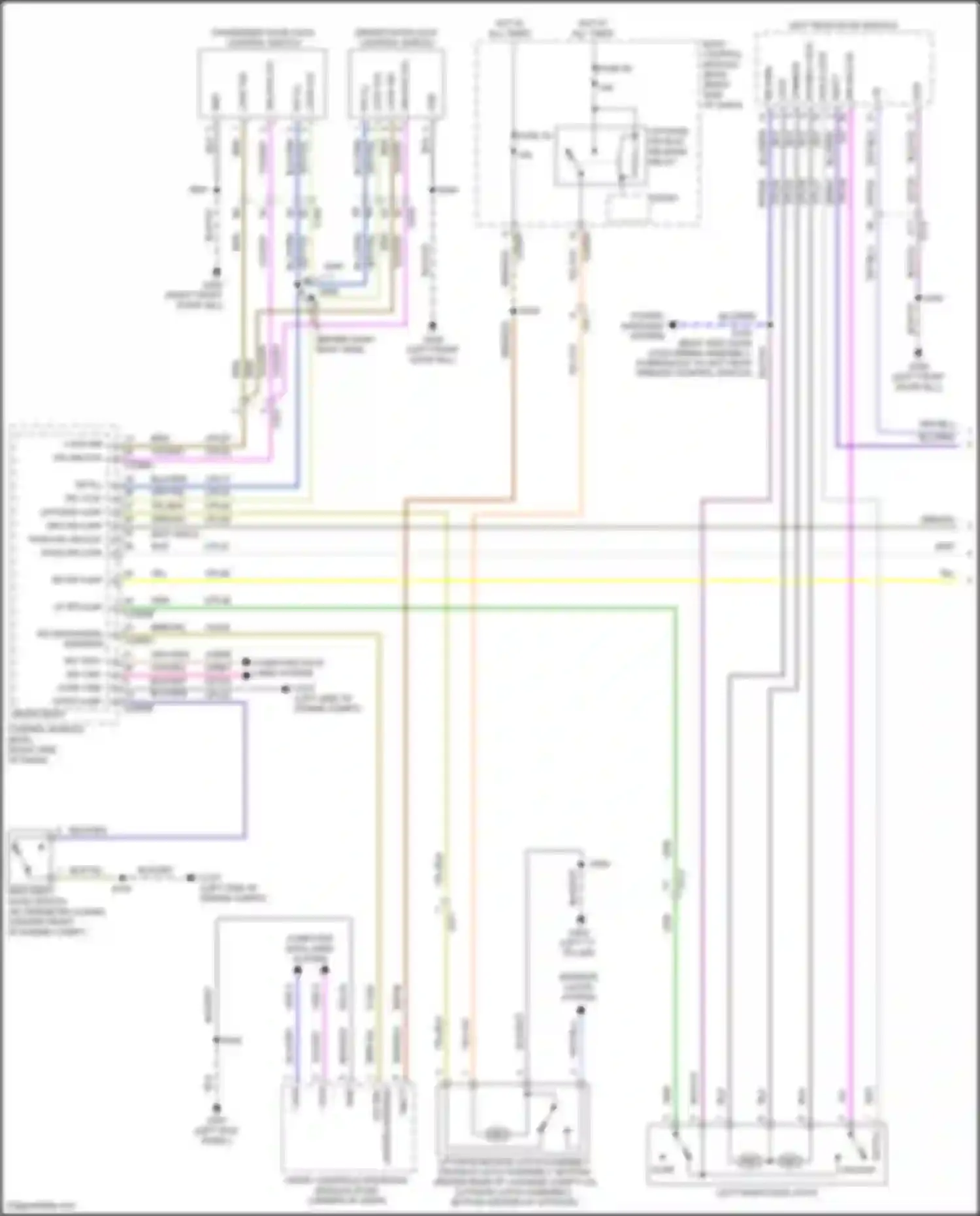 Wiring diagram logic gnd for Ford Focus RS III (2016-2018) (10 of 20)