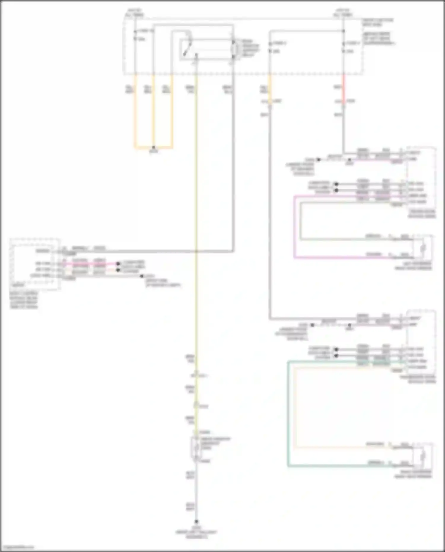 Wiring diagram logic gnd for Ford Focus RS III (2016-2018) (2 of 20)