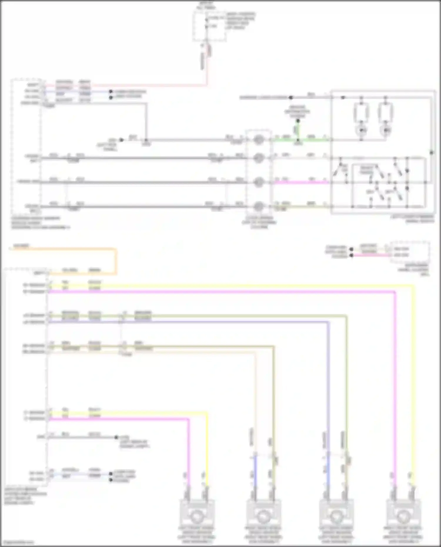 Wiring diagram lr sensor lo for Ford Focus RS III (2016-2018) (1 of 3)