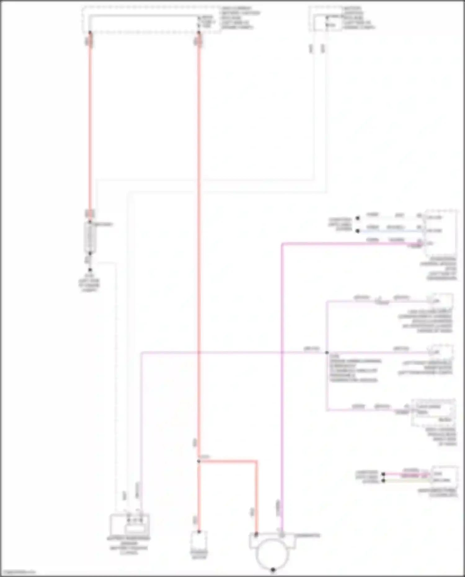 Wiring diagram mega fuse 2 for Ford Focus RS III (2016-2018) (7 of 13)
