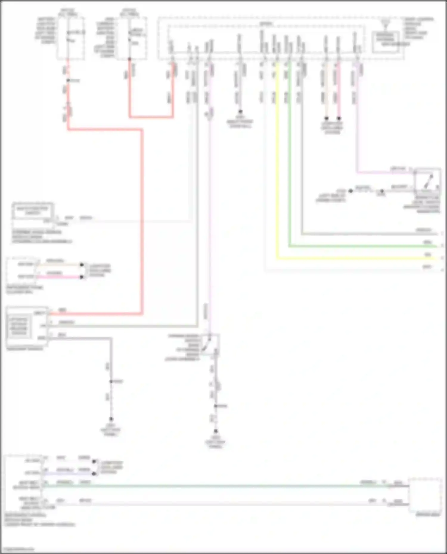 Wiring diagram mega fuse 4 for Ford Focus RS III (2016-2018) (10 of 23)