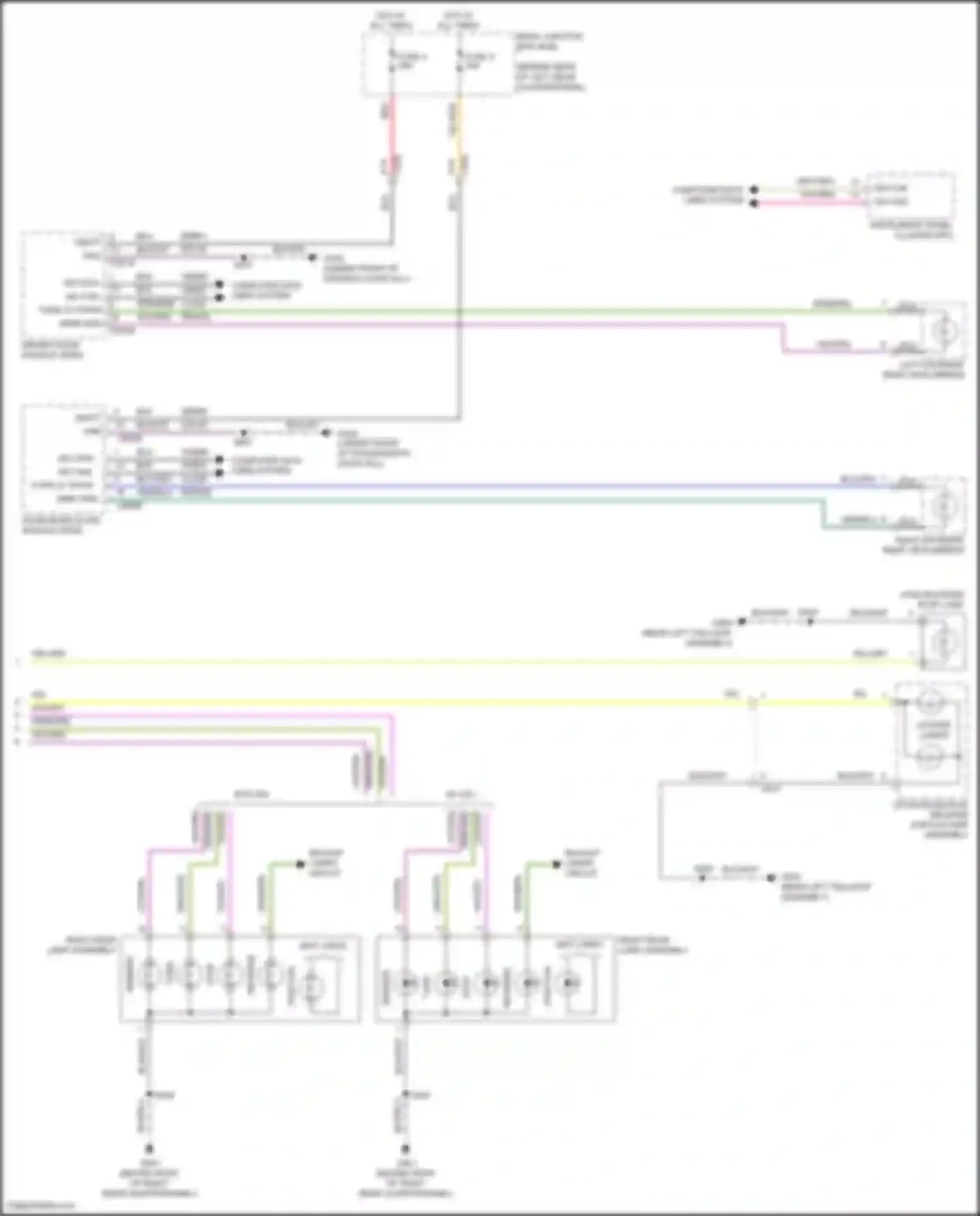 Wiring diagram mirr gnd for Ford Focus RS III (2016-2018) (5 of 11)