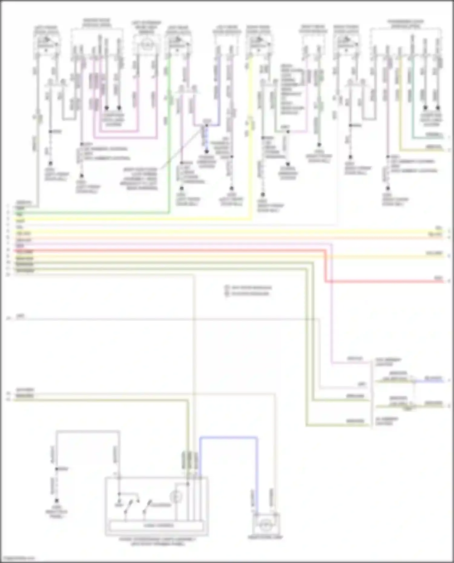 Wiring diagram mirr gnd for Ford Focus RS III (2016-2018) (1 of 11)