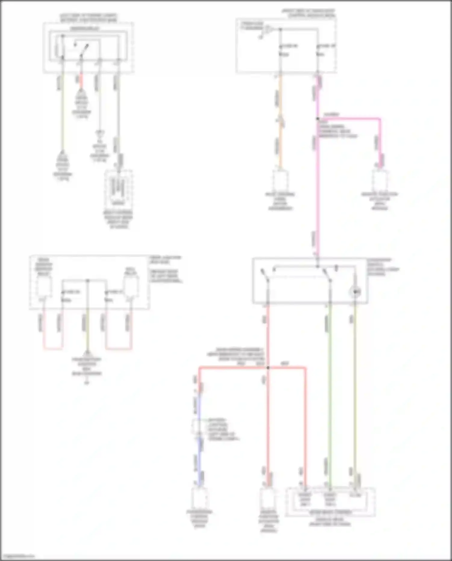 Wiring diagram null relay for Ford Focus RS III (2016-2018) (3 of 3)