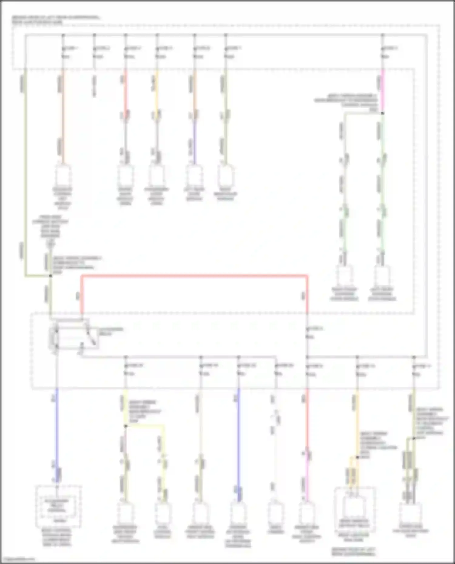 Wiring diagram passenger side front heated seat module for Ford Focus RS III (2016-2018) (6 of 8)