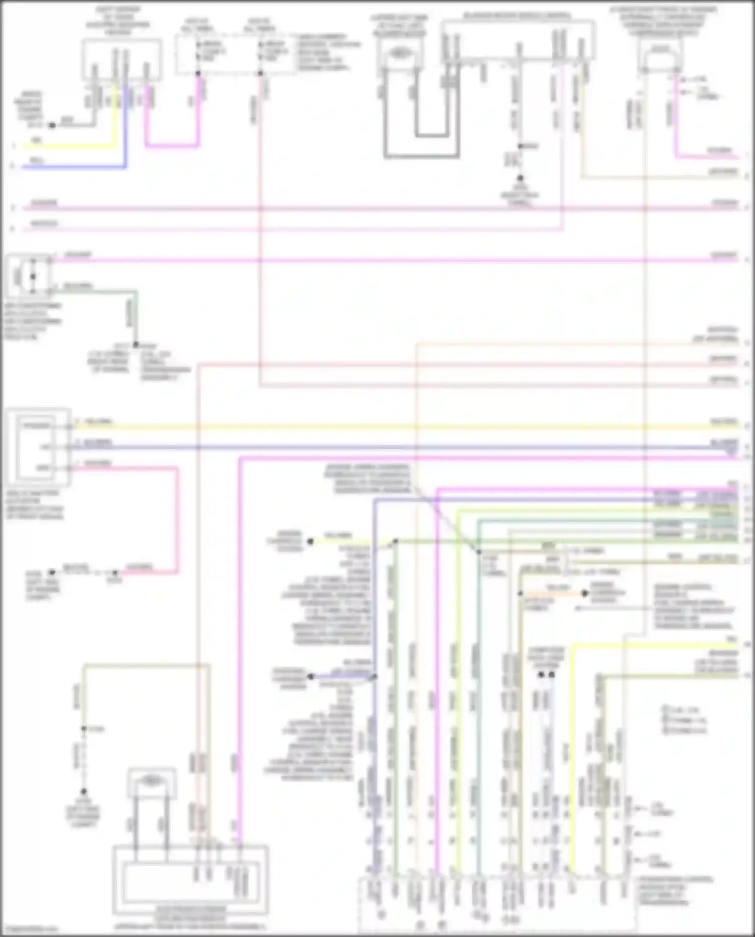 Wiring diagram pwm sig for Ford Focus RS III (2016-2018) (1 of 2)