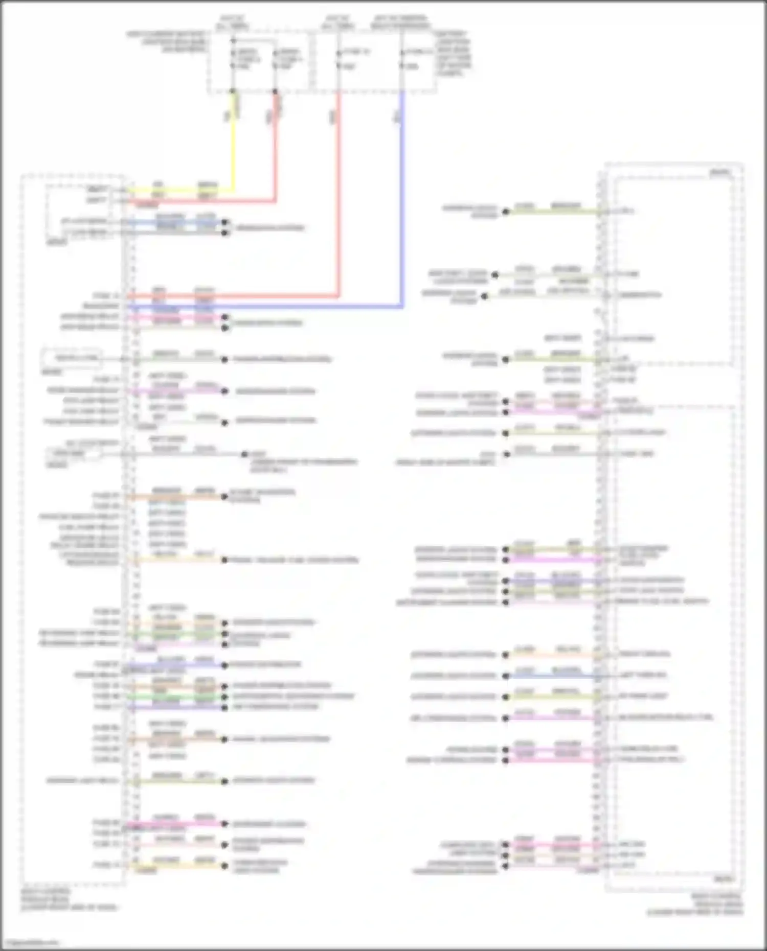Wiring diagram rear washer relay for Ford Focus RS III (2016-2018) (1 of 9)