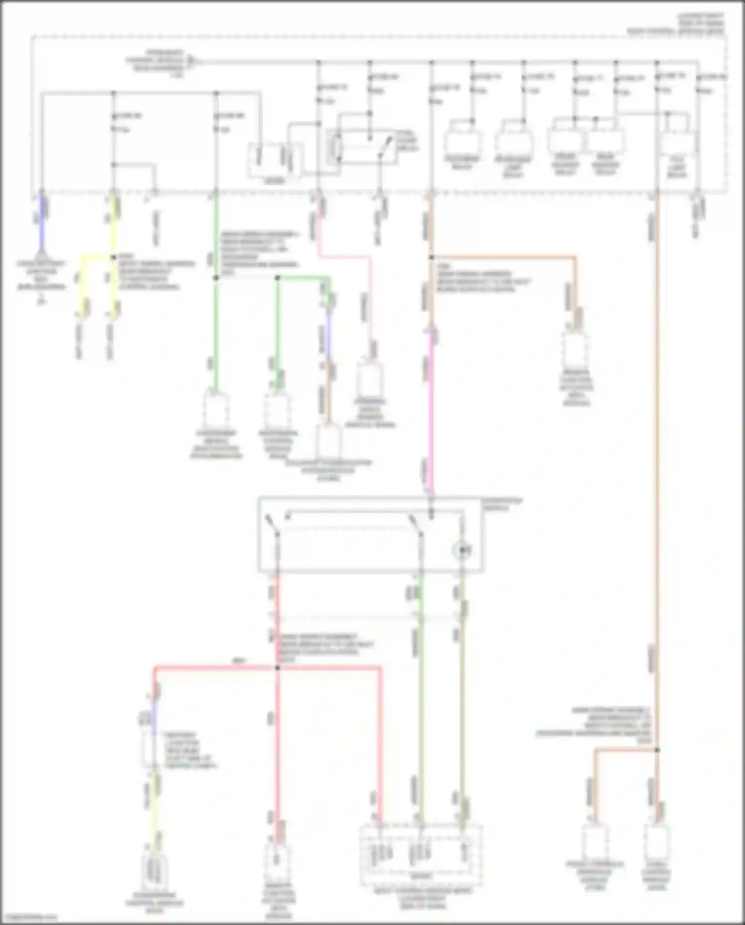 Wiring diagram red for Ford Focus RS III (2016-2018) (13 of 105)