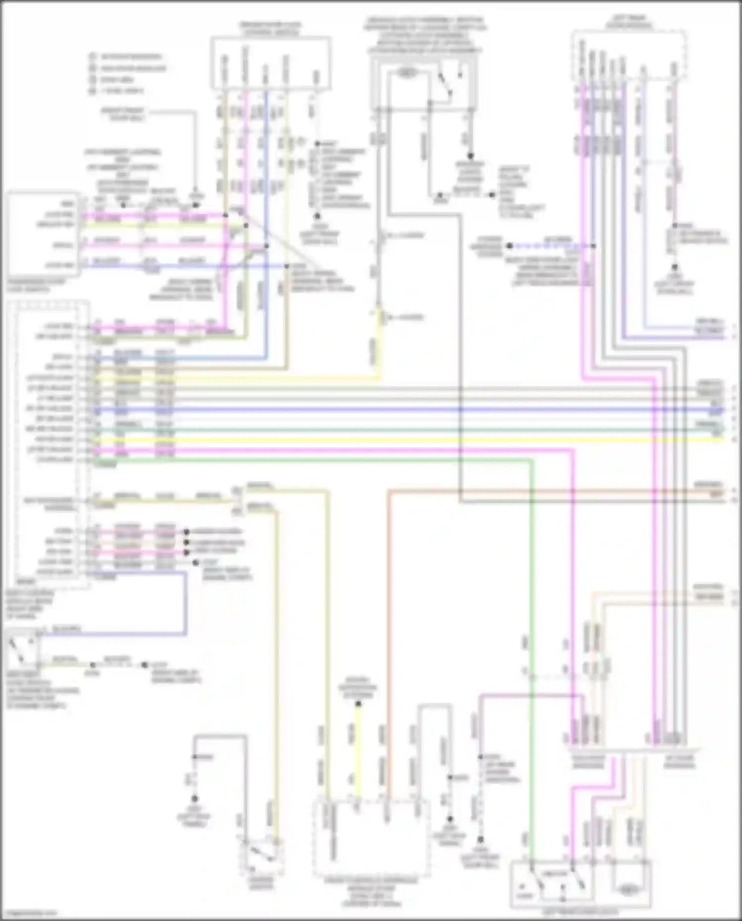 Wiring diagram rf dr ajar for Ford Focus RS III (2016-2018) (3 of 6)