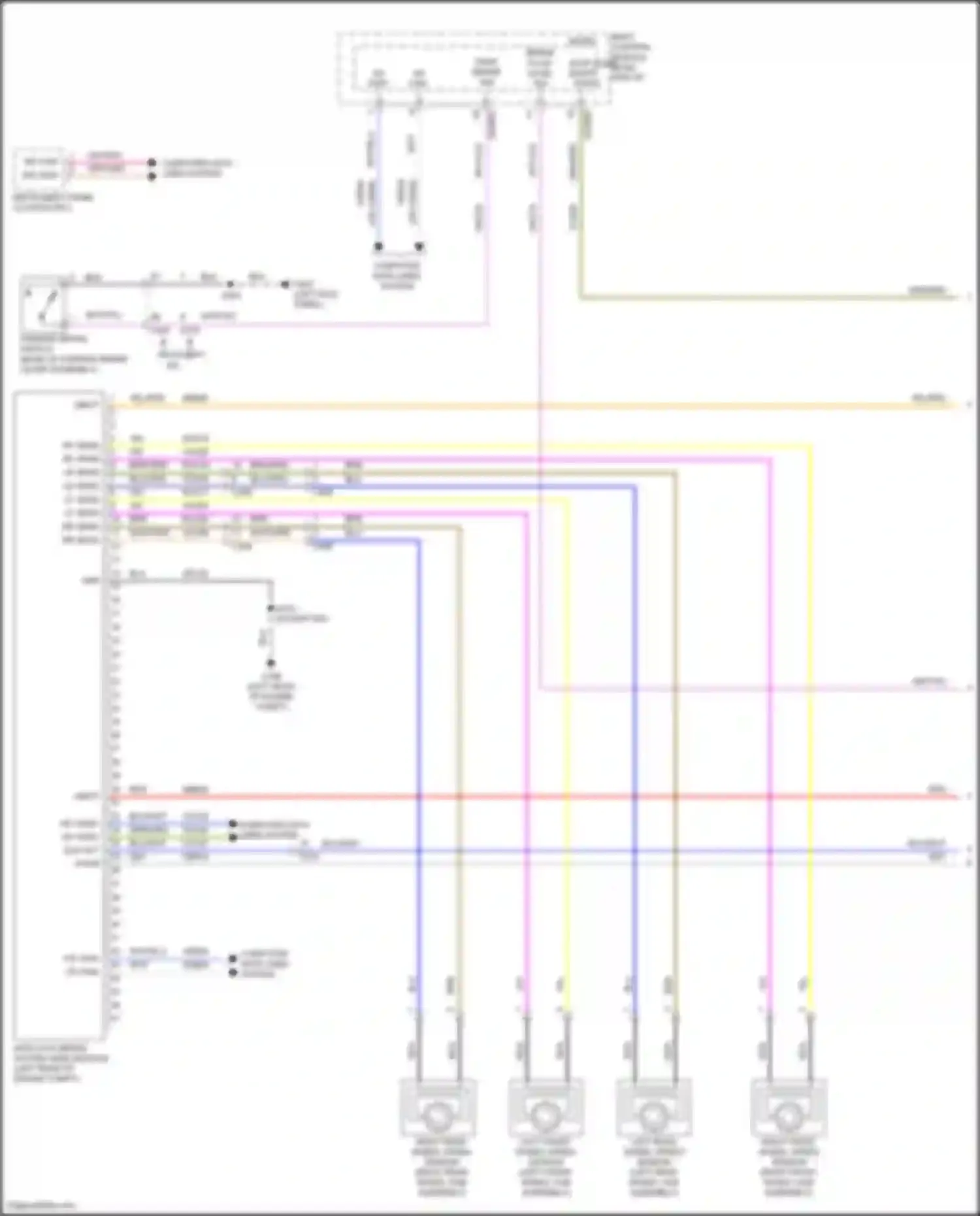 Wiring diagram rs except rs for Ford Focus RS III (2016-2018) (1 of 5)