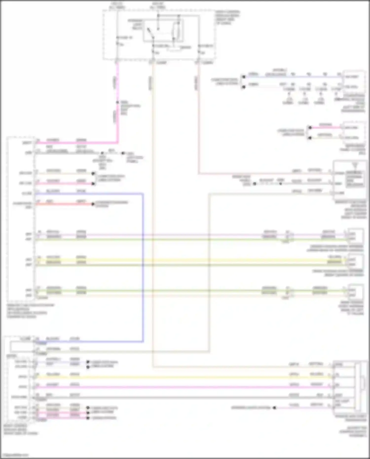 Wiring diagram starting/charging system for Ford Focus RS III (2016-2018) (6 of 13)