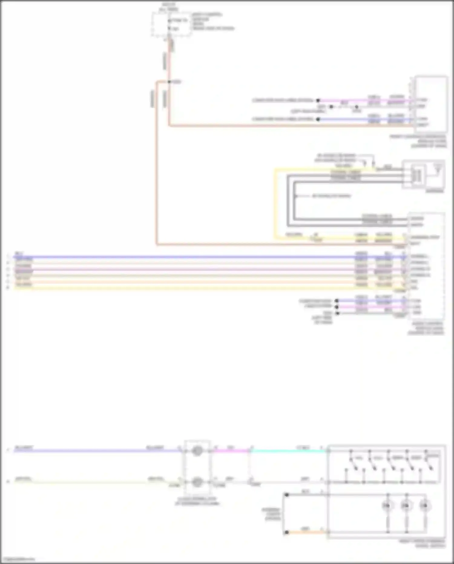Wiring diagram stereo r+ for Ford Focus RS III (2016-2018) (5 of 16)