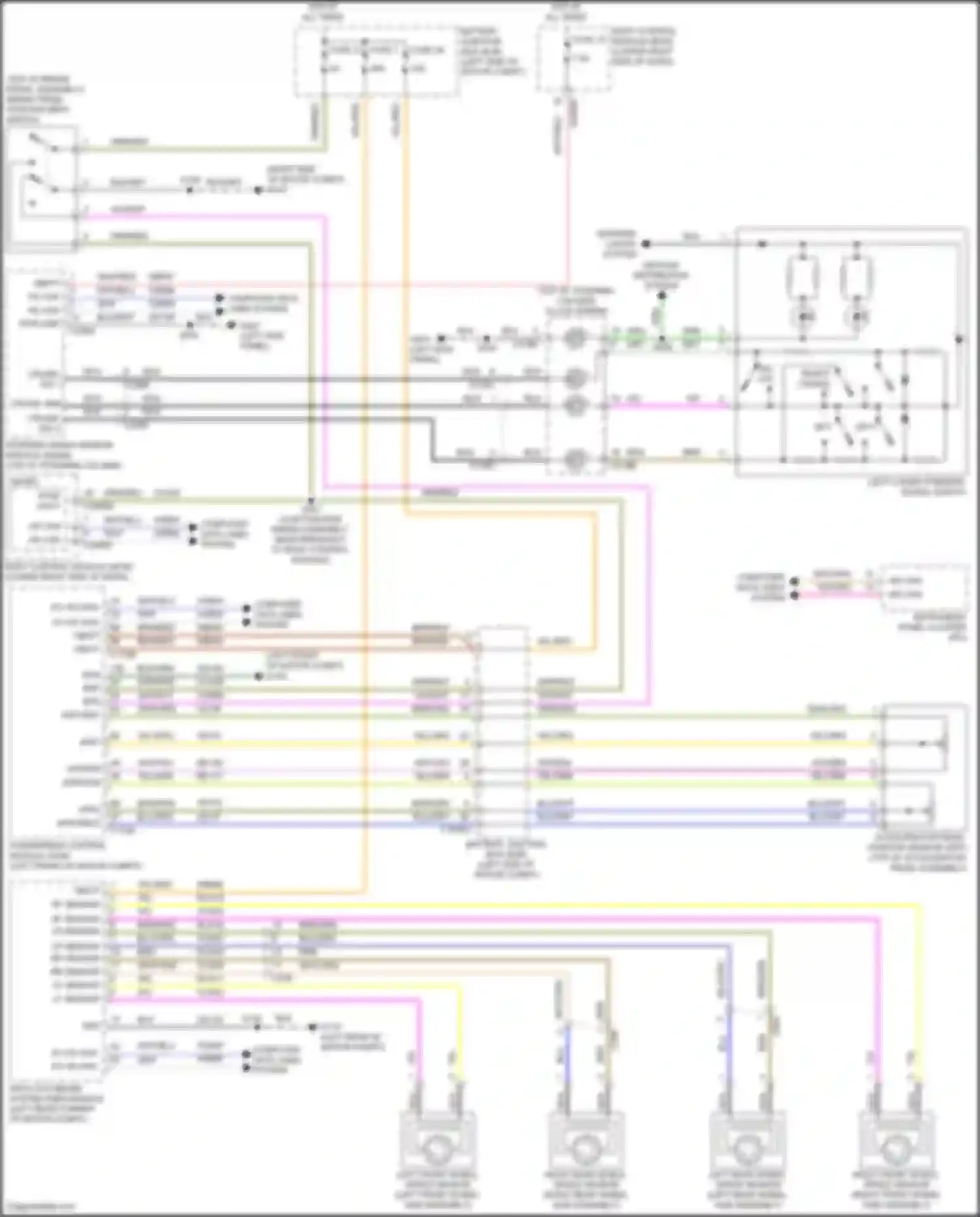 Wiring diagram stop light sw for Ford Focus RS III (2016-2018) (2 of 3)
