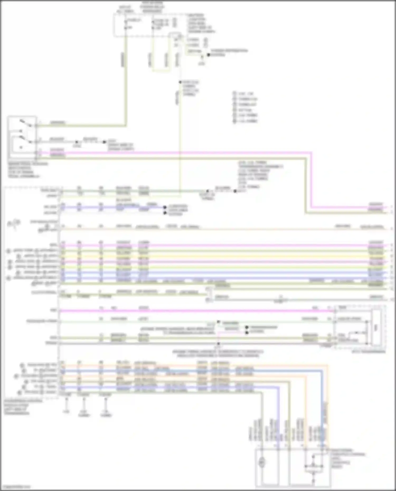 Wiring diagram tps gnd for Ford Focus RS III (2016-2018) (1 of 3)
