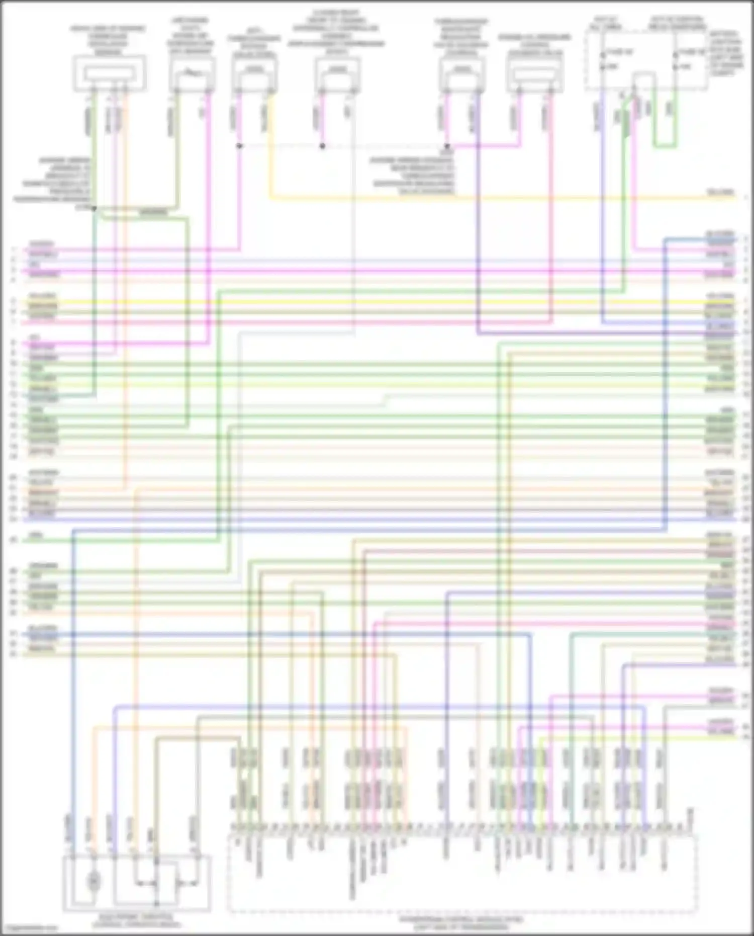 Wiring diagram valve rtn for Ford Focus RS III (2016-2018) (1 of 1)