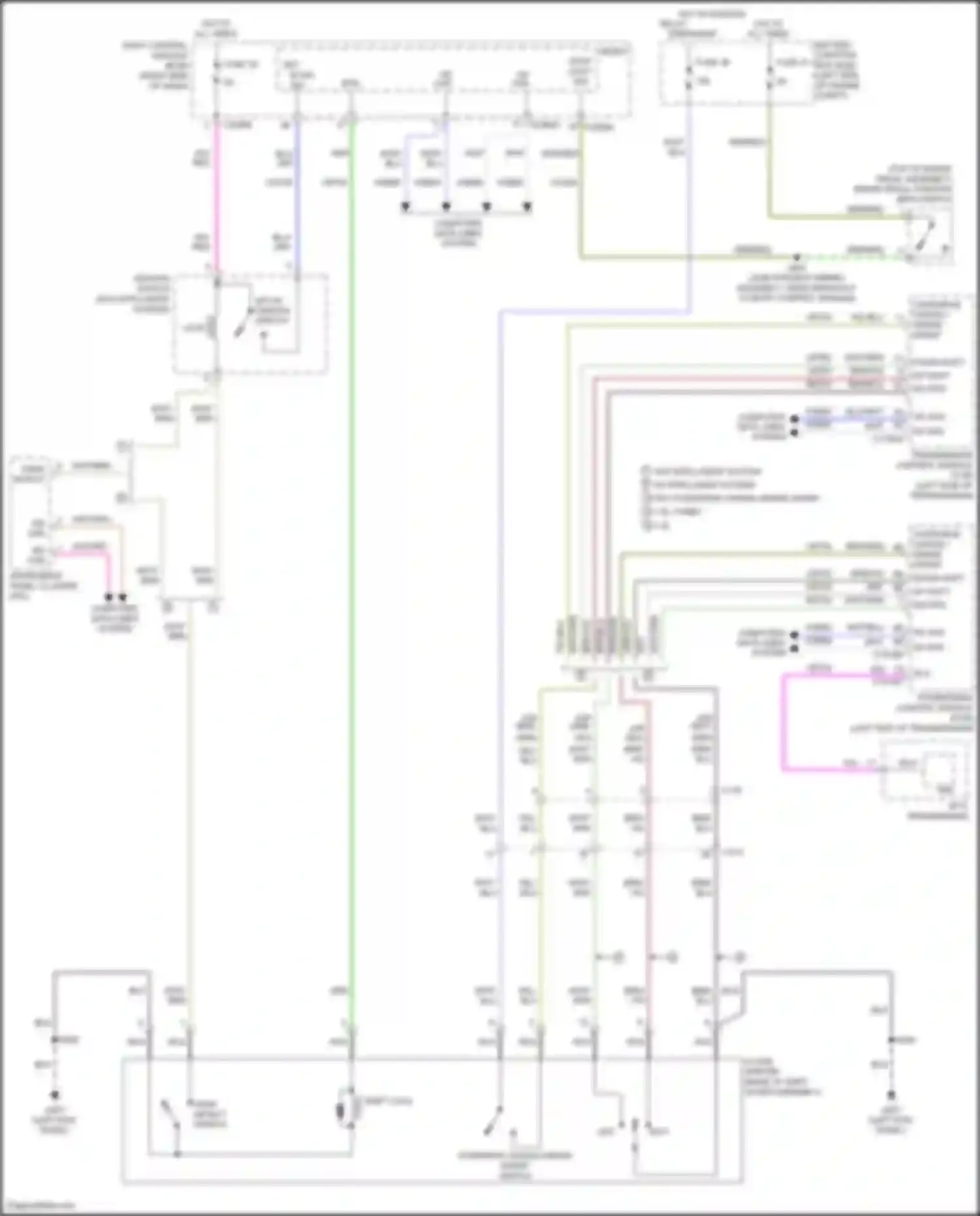 Wiring diagram yel/blu for Ford Focus RS III (2016-2018) (18 of 62)