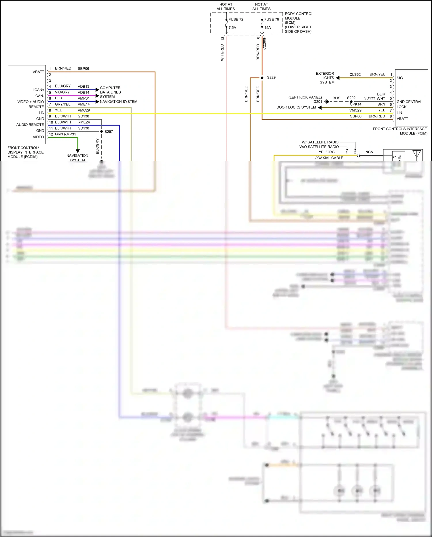 Ford Focus ST III facelift (2015-2018) computer data lines system wiring diagram  (37 of 197)