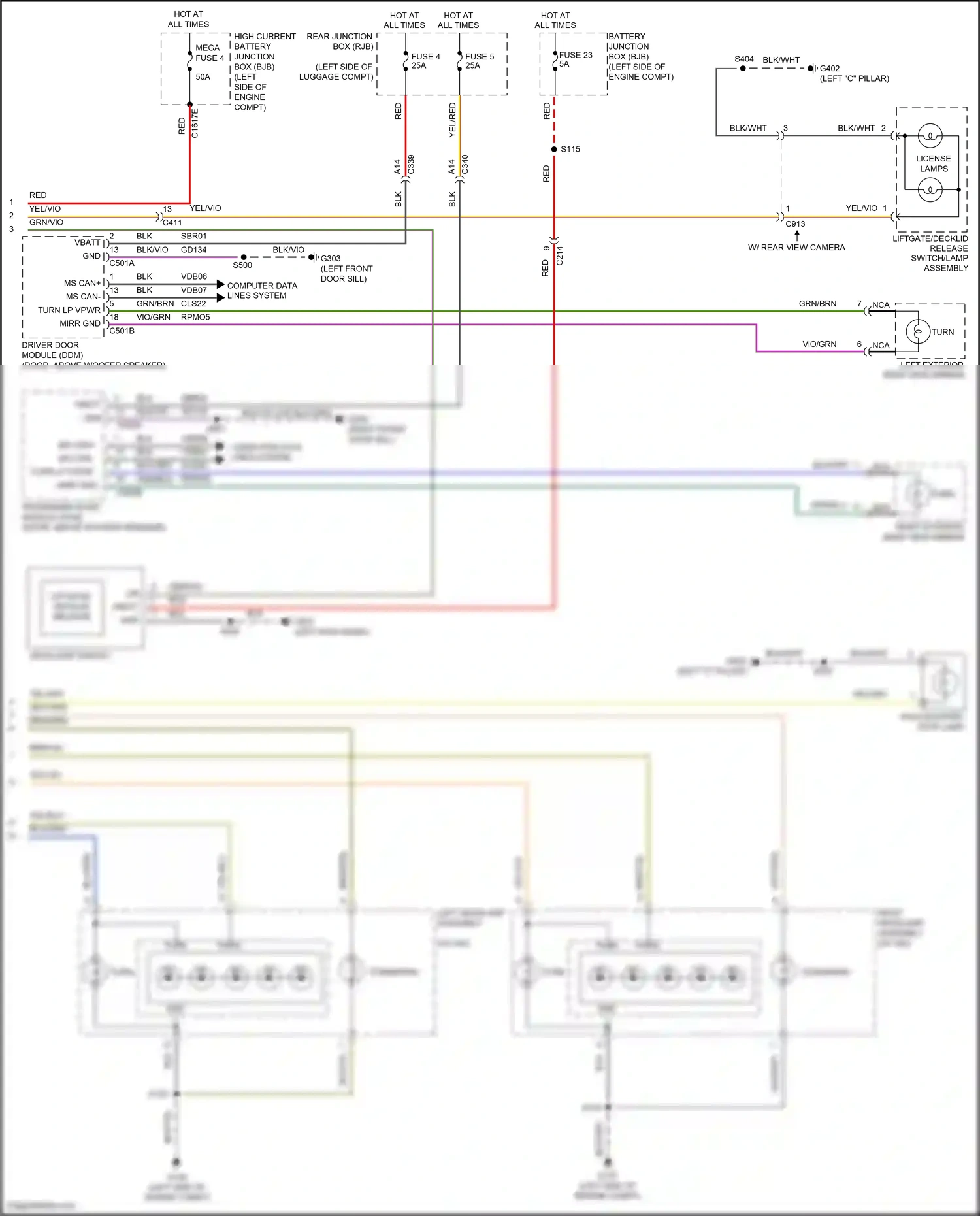 Ford Focus ST III facelift (2015-2018) computer data lines system wiring diagram  (108 of 197)