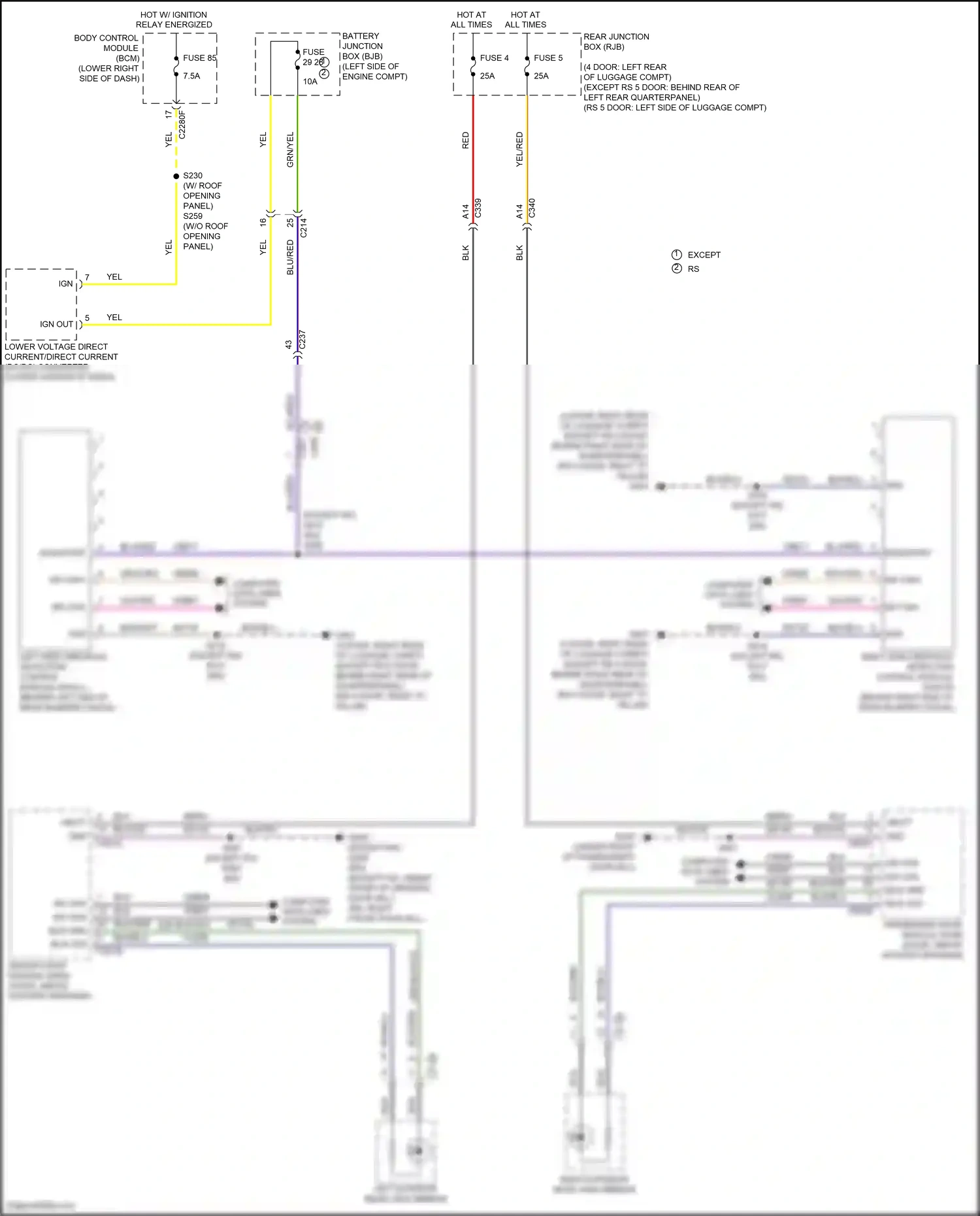 Ford Focus ST III facelift (2015-2018) computer data lines system wiring diagram  (61 of 197)
