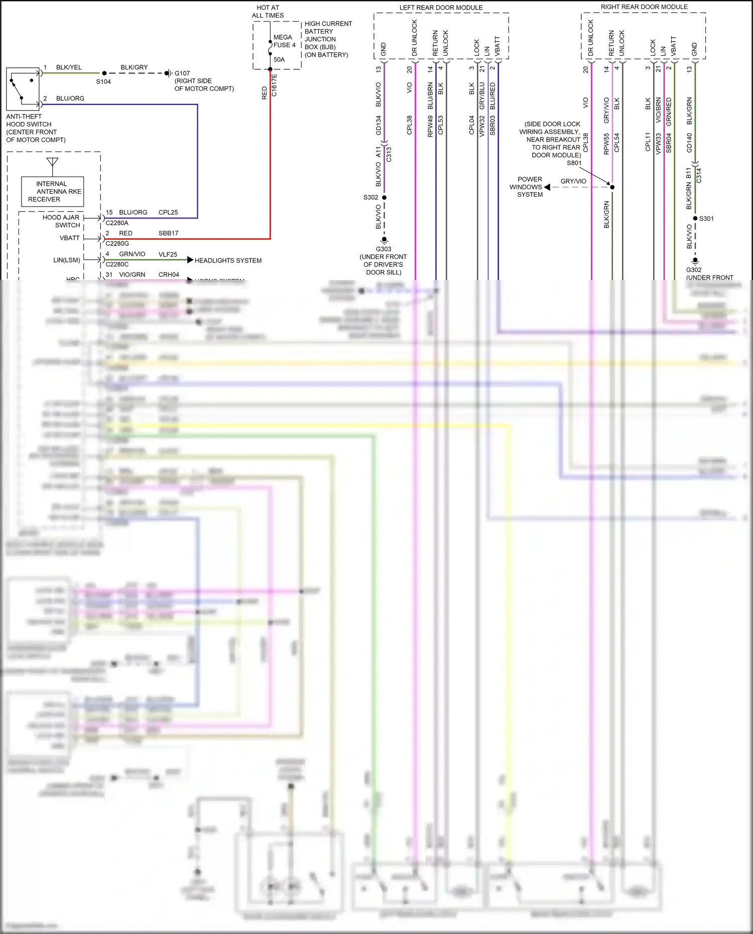 Ford Focus ST III facelift (2015-2018) computer data lines system wiring diagram  (71 of 197)