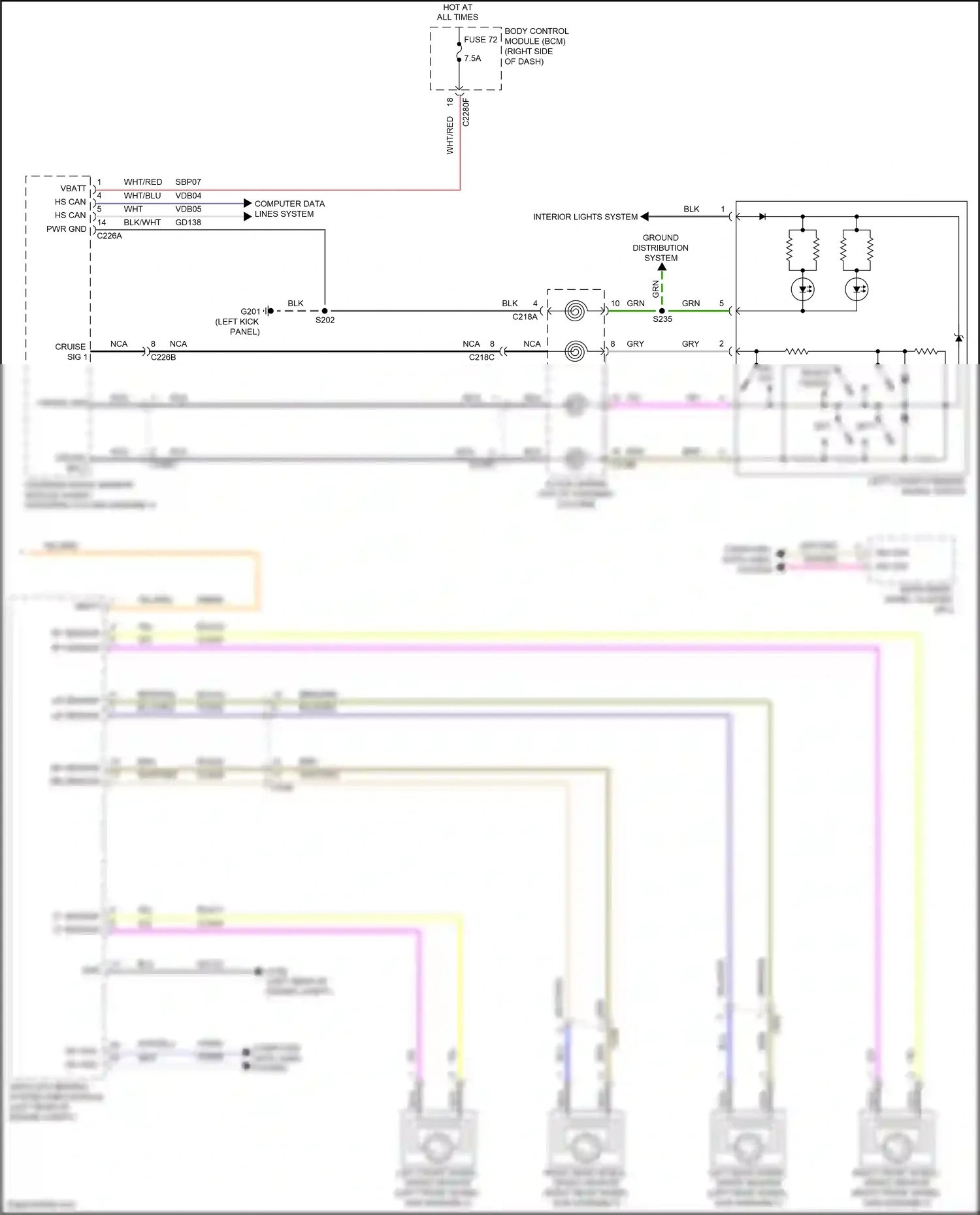Ford Focus ST III facelift (2015-2018) computer data lines system wiring diagram  (189 of 197)