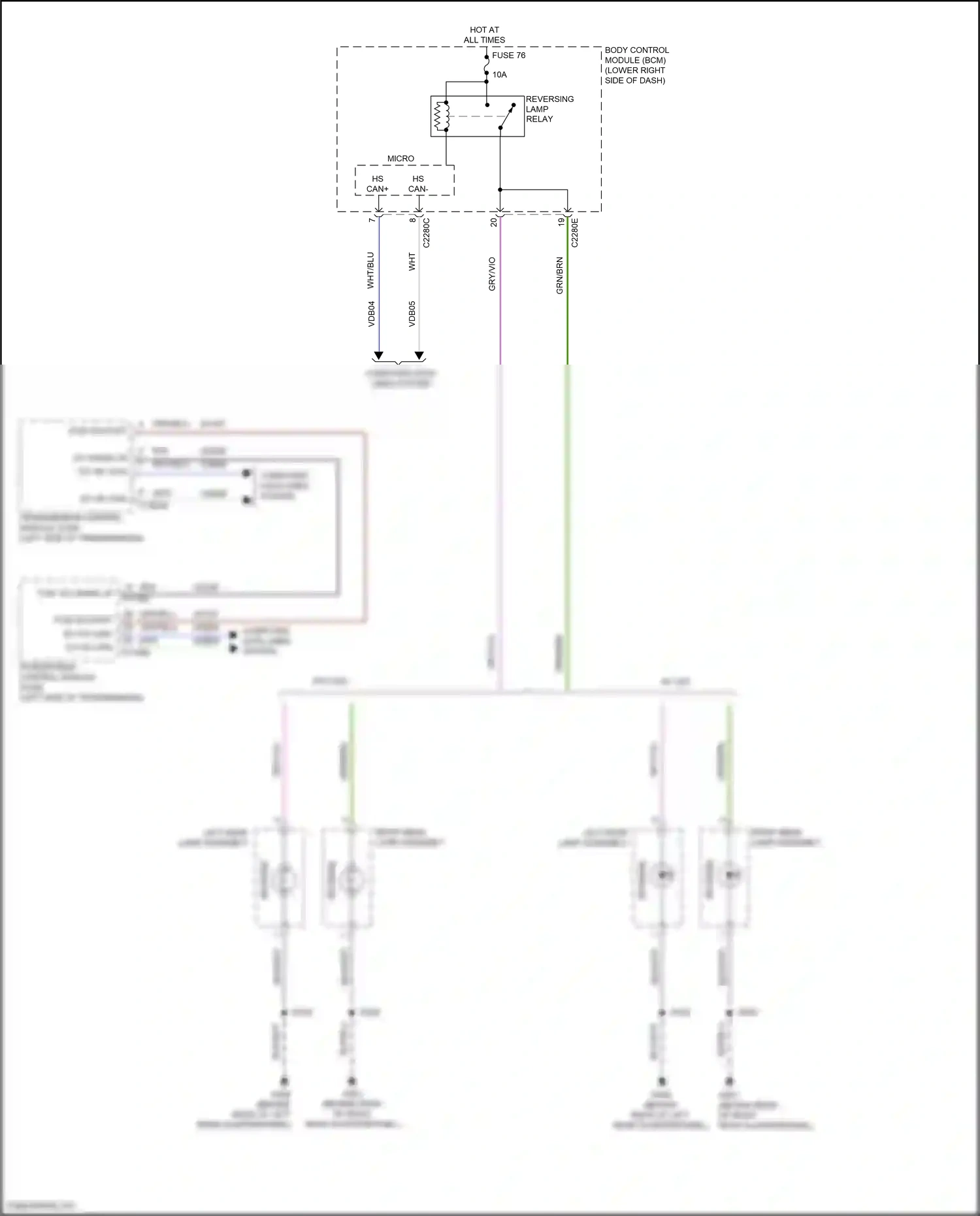 Ford Focus ST III facelift (2015-2018) computer data lines system wiring diagram  (91 of 197)