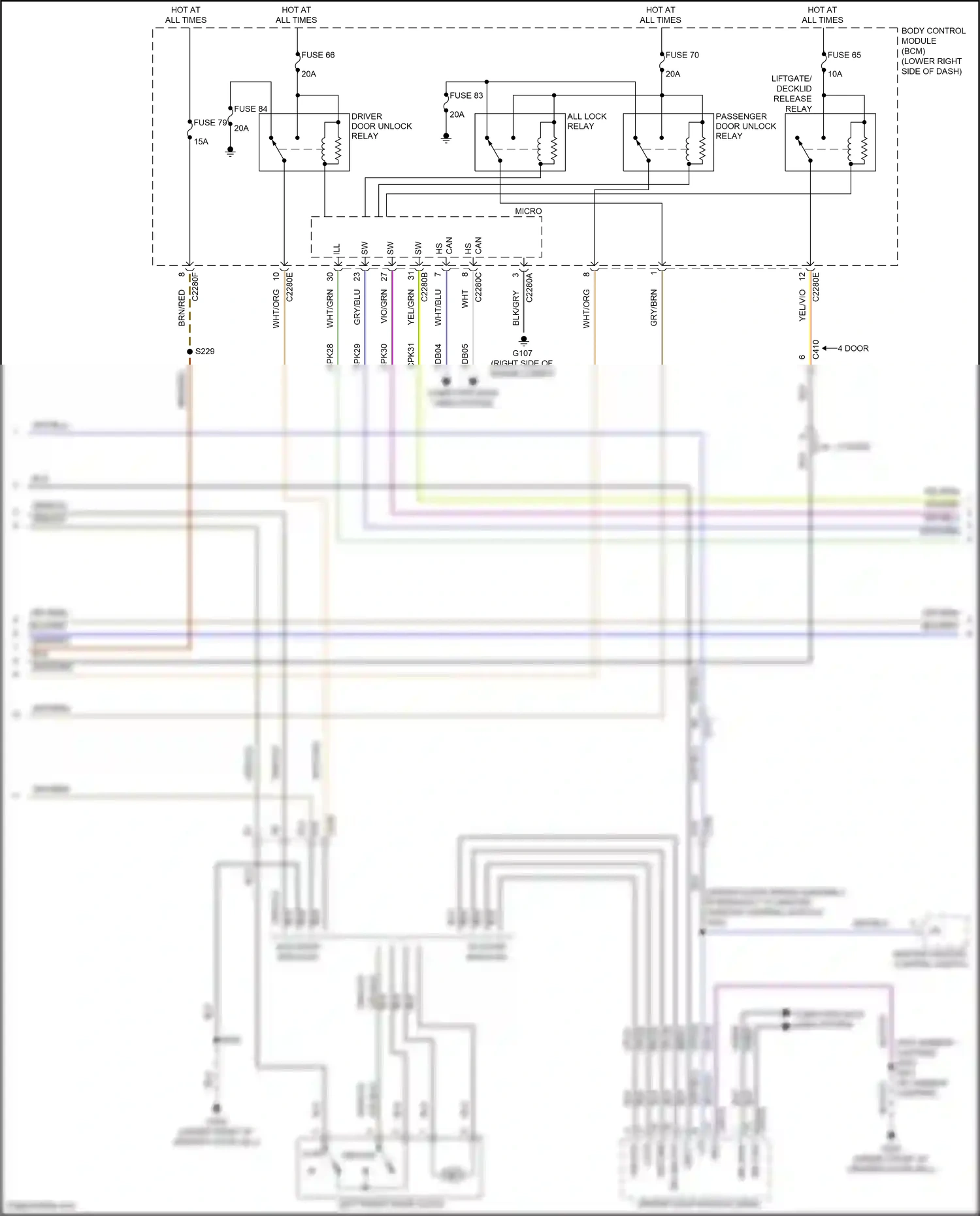 Ford Focus ST III facelift (2015-2018) computer data lines system wiring diagram  (86 of 197)