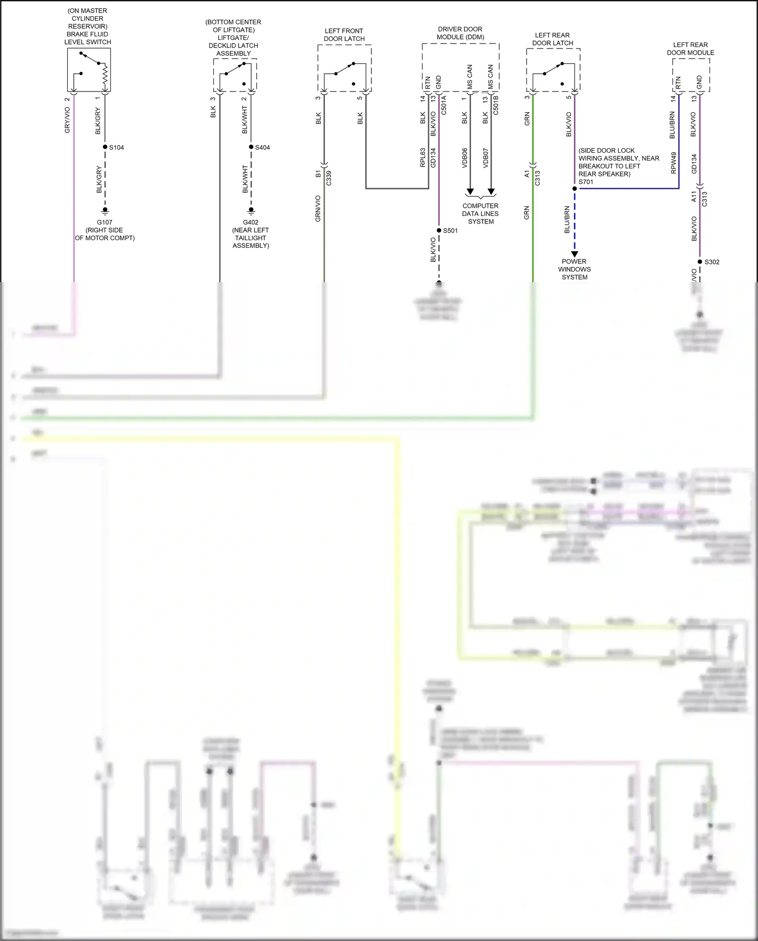 Ford Focus ST III facelift (2015-2018) computer data lines system wiring diagram  (115 of 197)