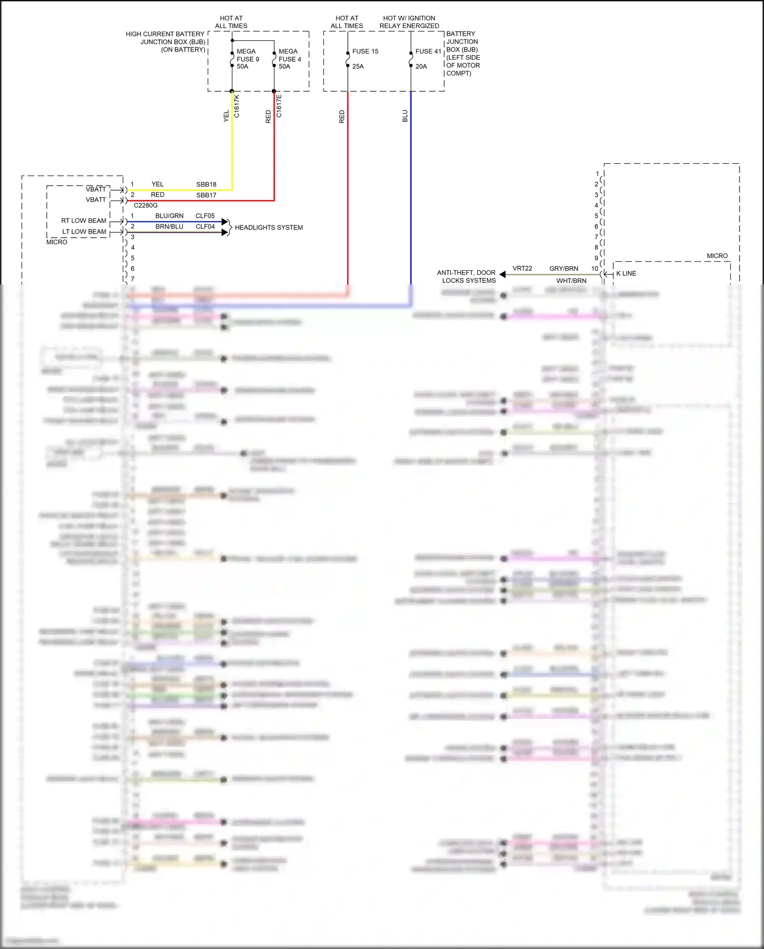 Ford Focus ST III facelift (2015-2018) computer data lines system wiring diagram  (1 of 197)