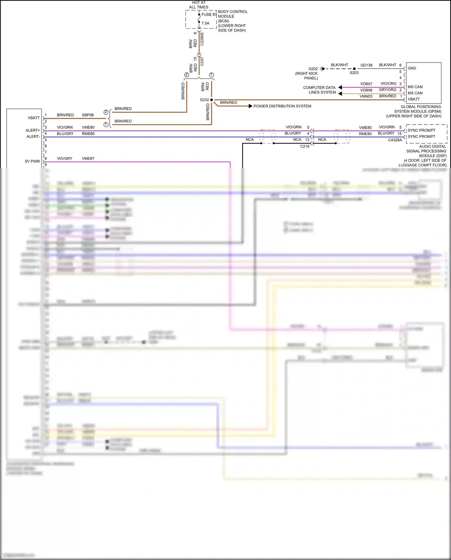 Ford Focus ST III facelift (2015-2018) computer data lines system wiring diagram  (48 of 197)