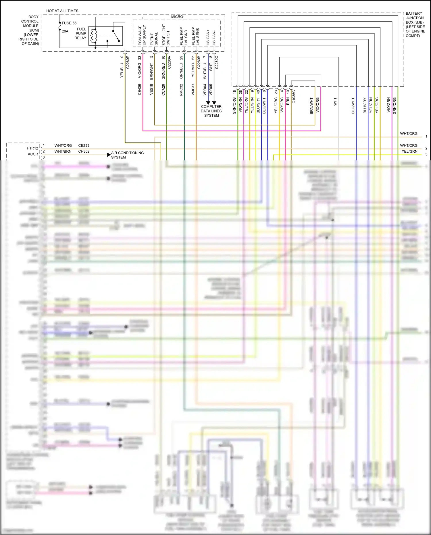 Ford Focus ST III facelift (2015-2018) cpp sigrtn wiring diagram  (1 of 1)