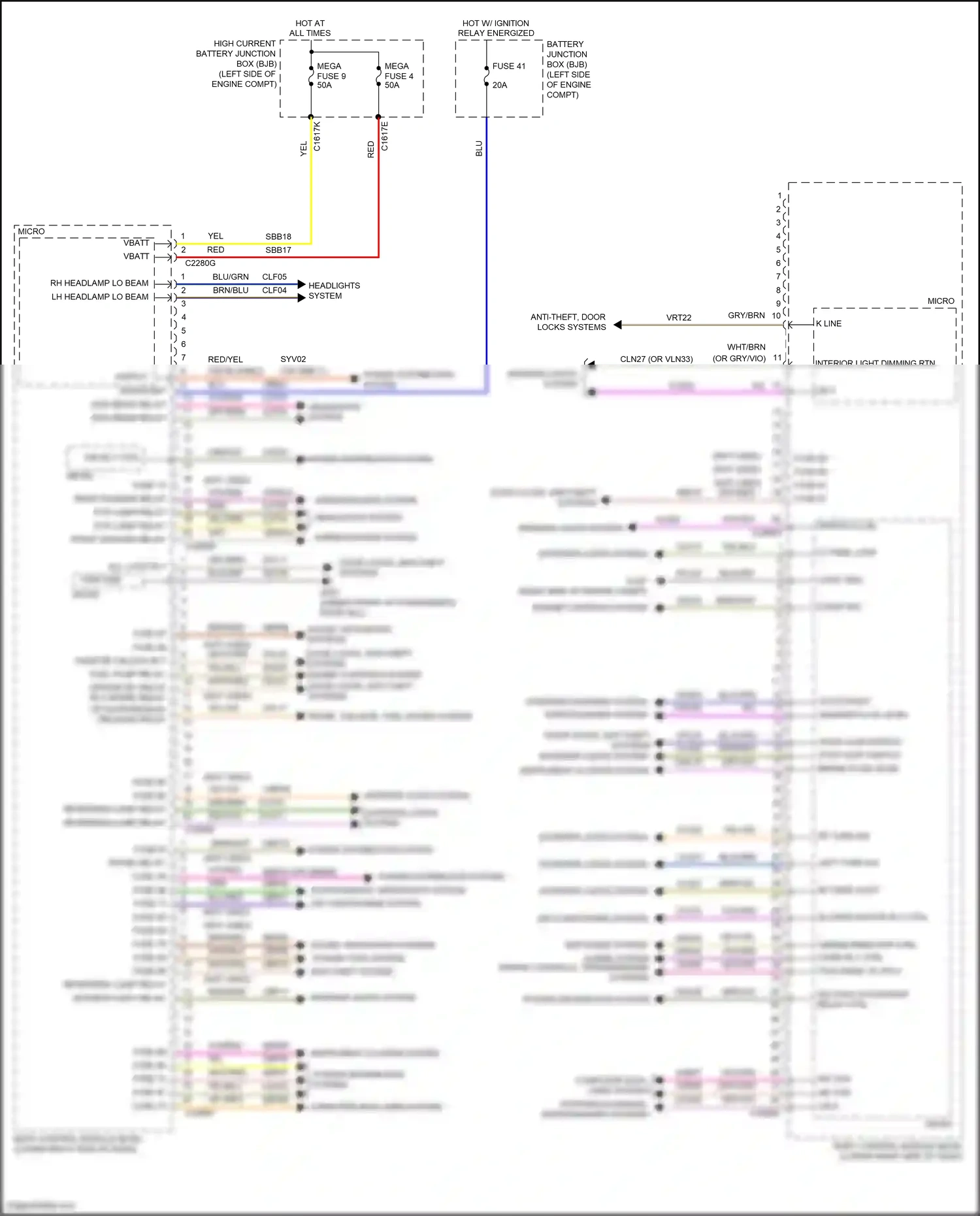Ford Focus ST III facelift (2015-2018) delayed accessory relay ctrl wiring diagram  (1 of 1)