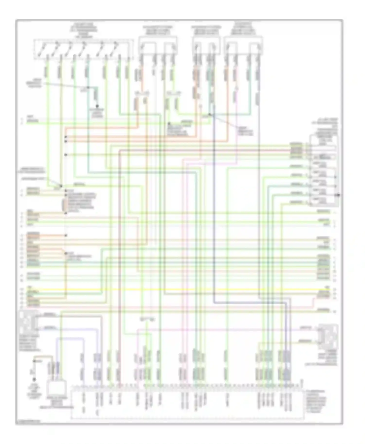 Focus Ford I facelift (2001-2007): Wiring diagram engine performance engine performance circuit (3 of 4)
