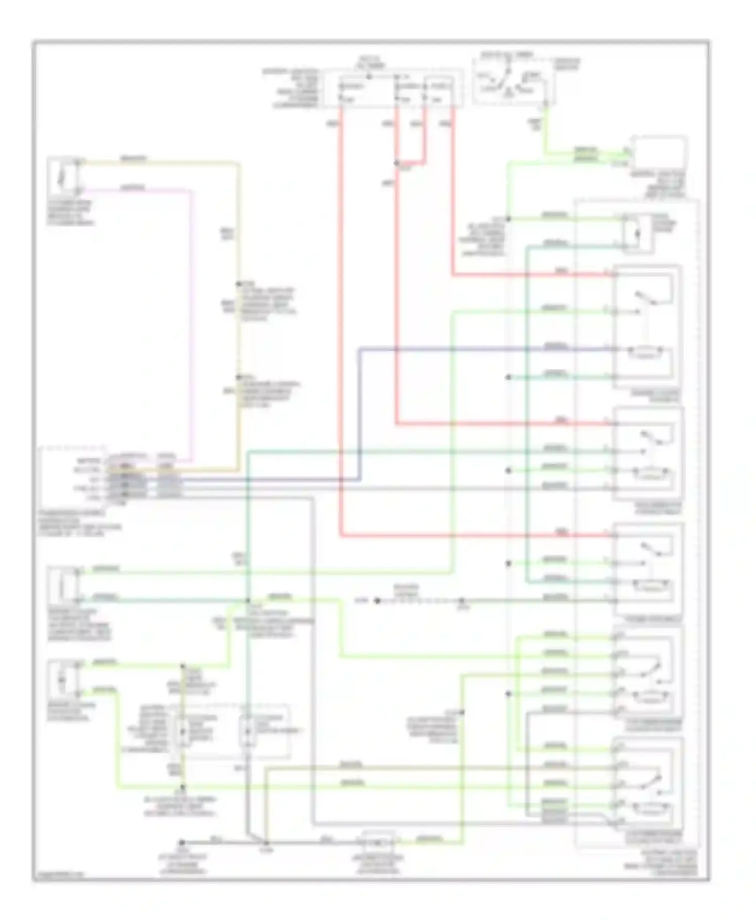 Wiring diagram 33 41 39 38 4 sensor signal signal return rly ctrl rly ctrl rly ctrl for Ford Focus I facelift (2001-2007) (1 of 1)
